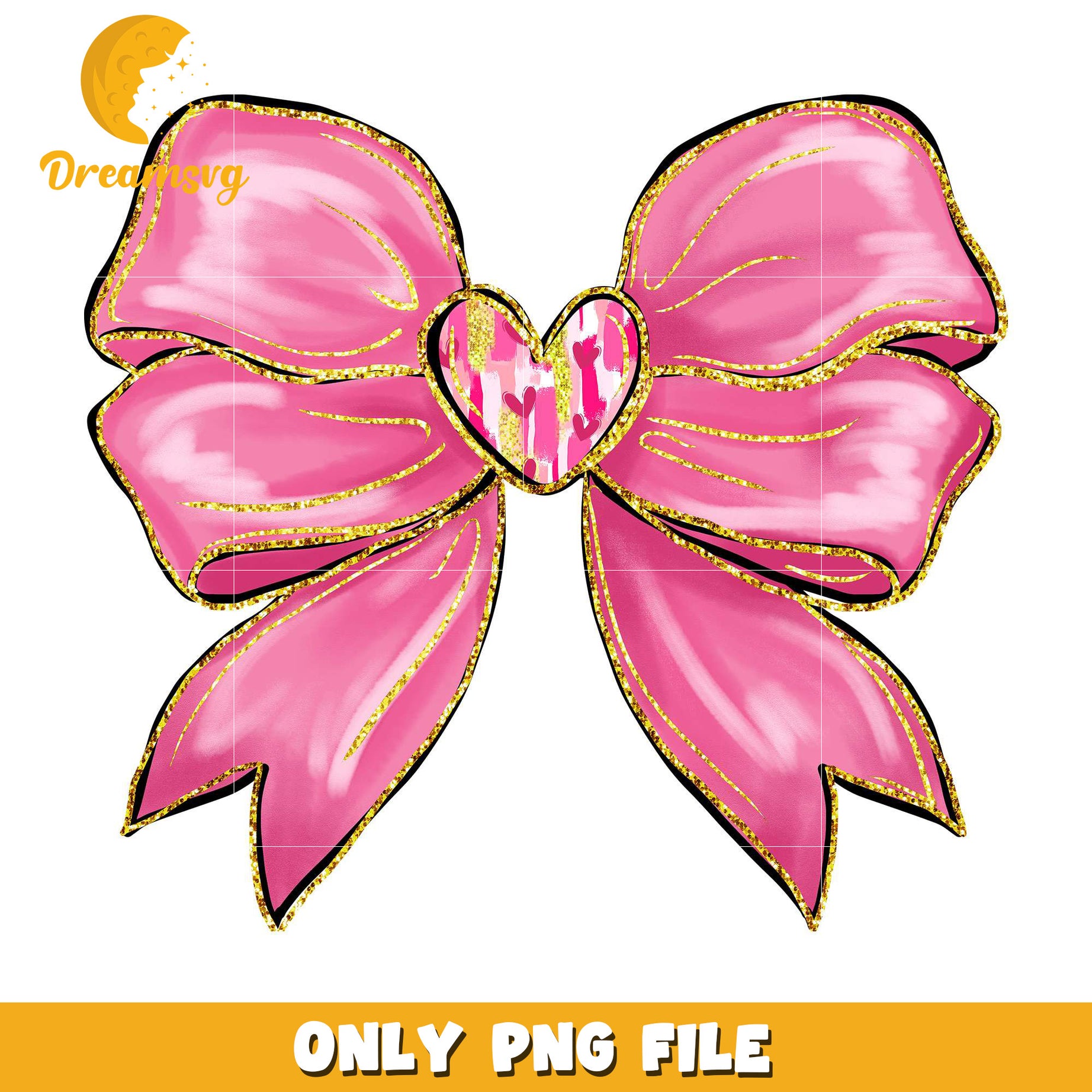 Pink coquette bow valentine png, coquette bow png, valentine png