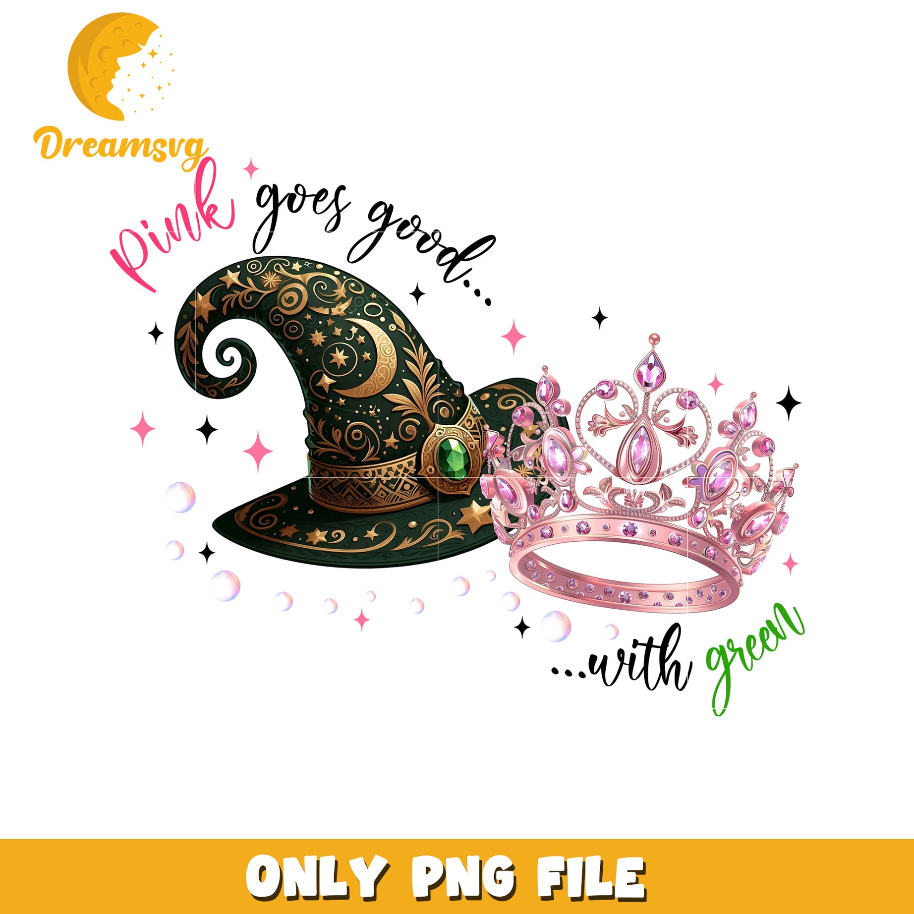 Pink goes good with green wicked movie png, wicked quotes png