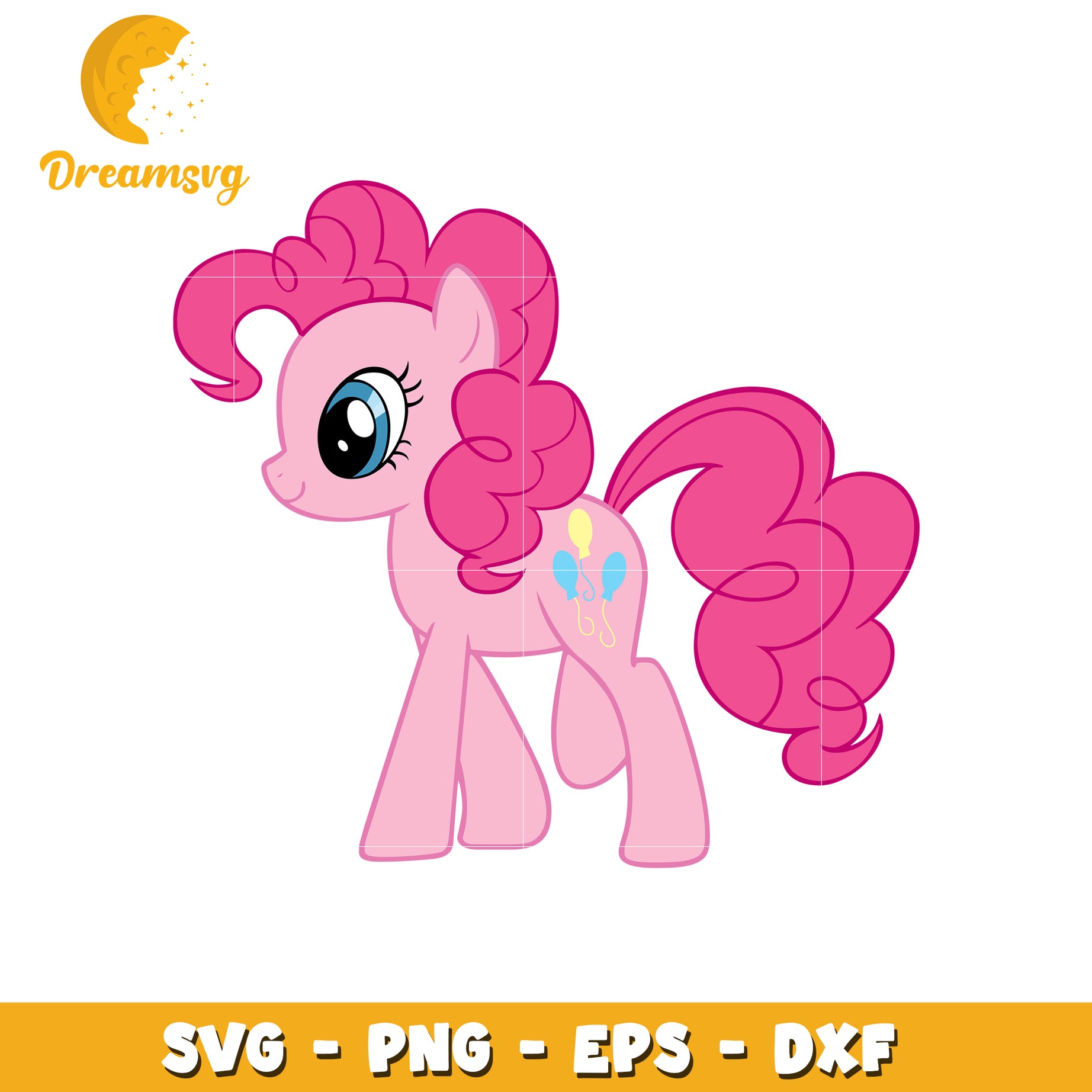 Pinkie Pie SVG Cut File