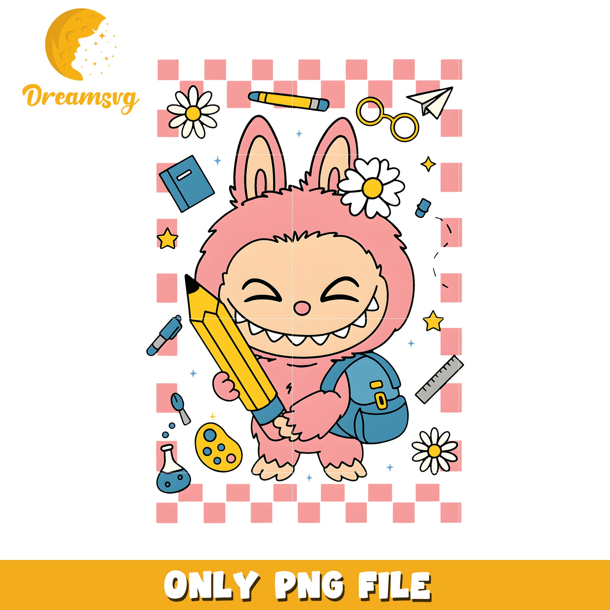 Pink labubu png, funny labubu png, labubu cartoons png – DreamSVG Store