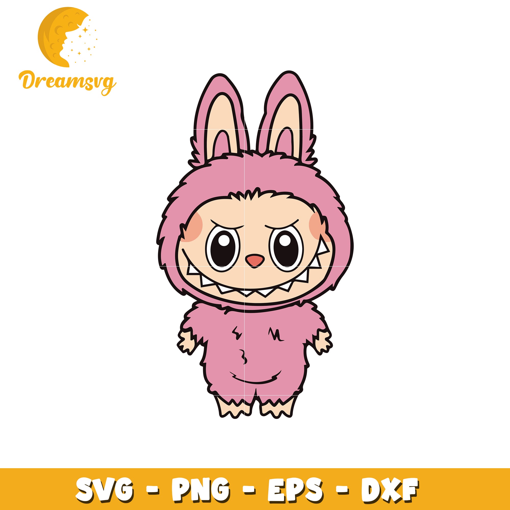 Pink labubu svg, labubu dolls svg, labubu toys svg – DreamSVG Store