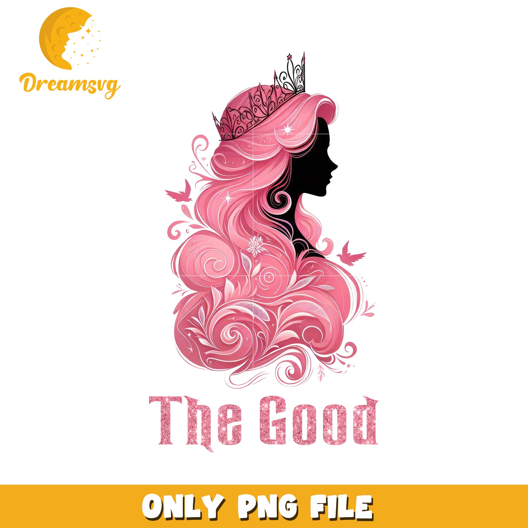 Pink princess the good glitter png, wicked the movie png