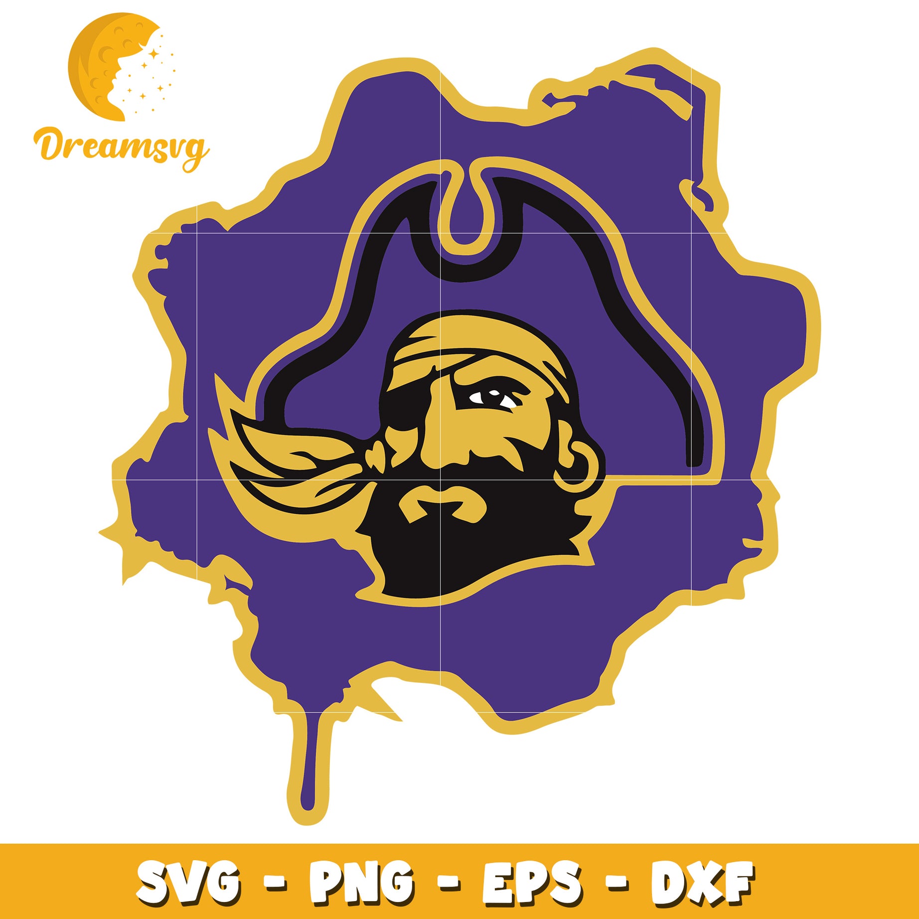 Pirate Head SVG PNG EPS DXF Cut File