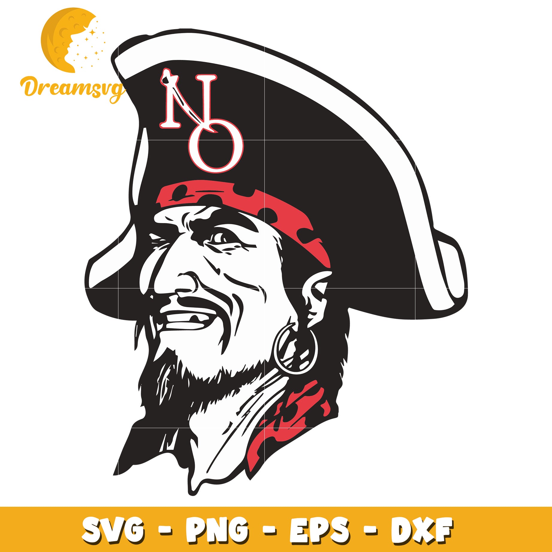 Pirate SVG PNG EPS DXF Cut File
