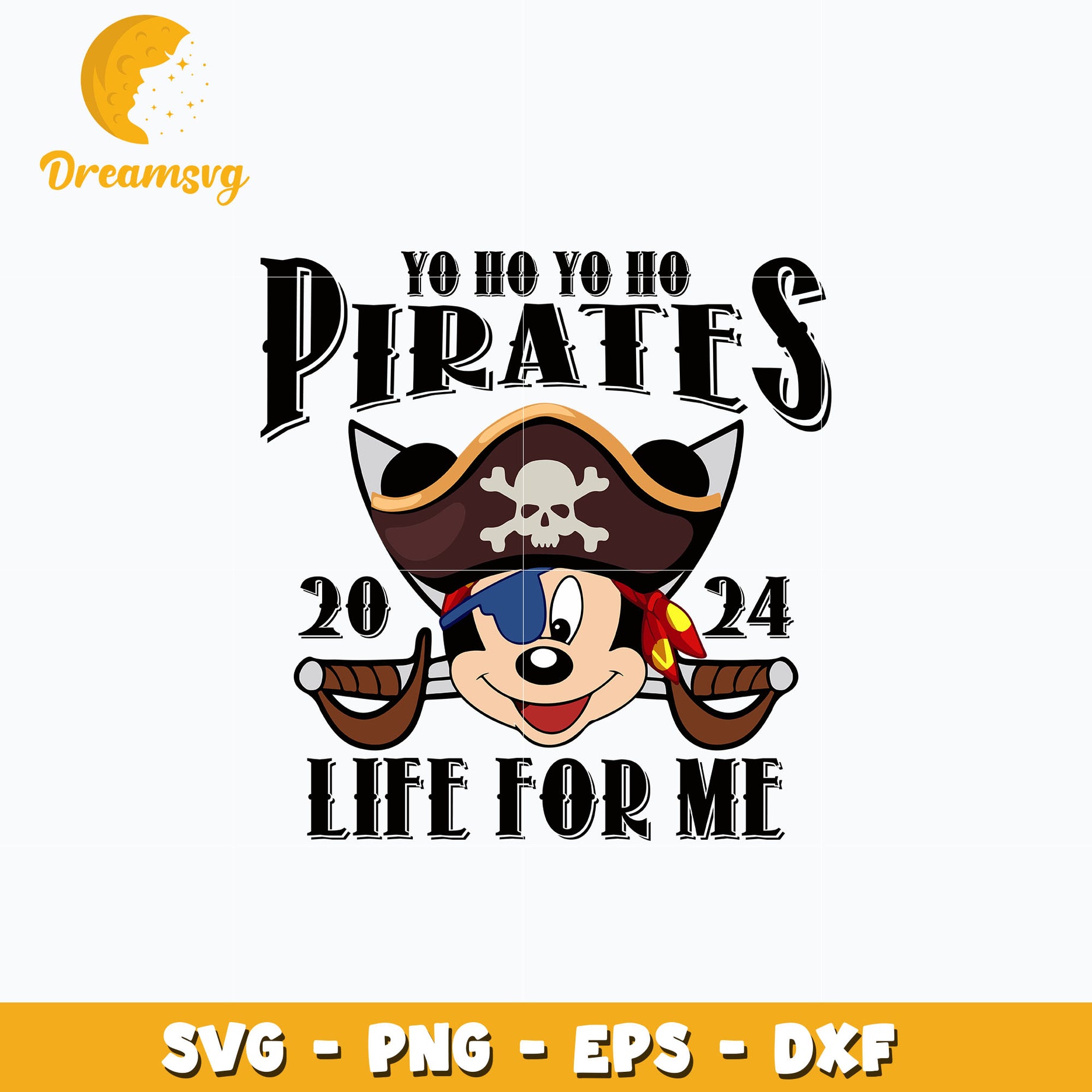 Pirates Life For Me 2024 svg, mickey head svg, instant download