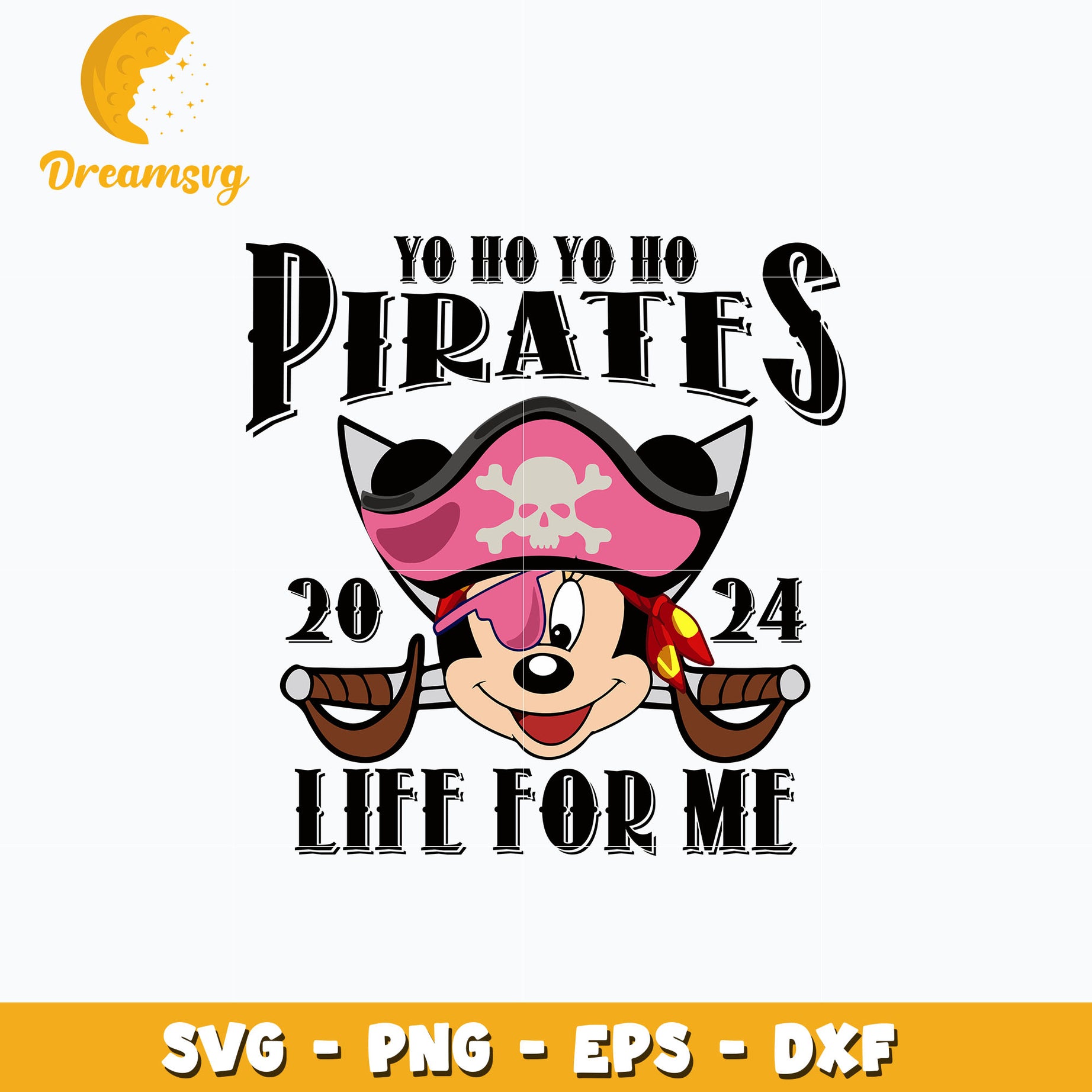 Pirates Life For Me 2024 svg, Minnie head svg, instant download