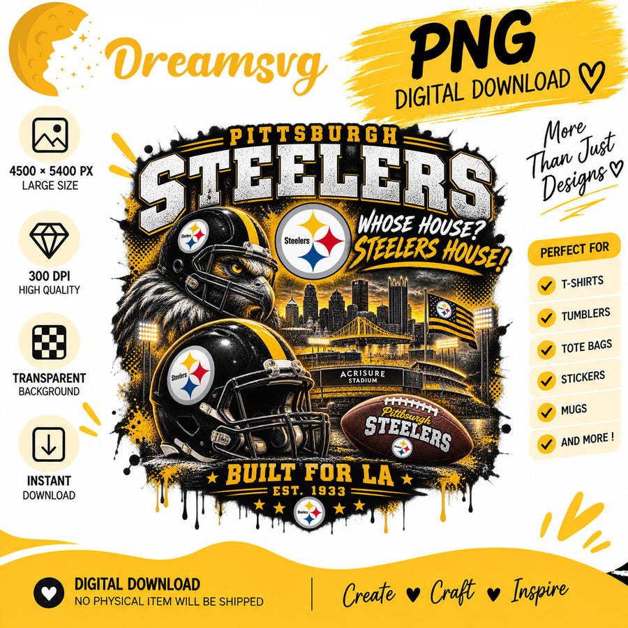 Pittsburgh Steelers Whose House NFL Football Team PNG