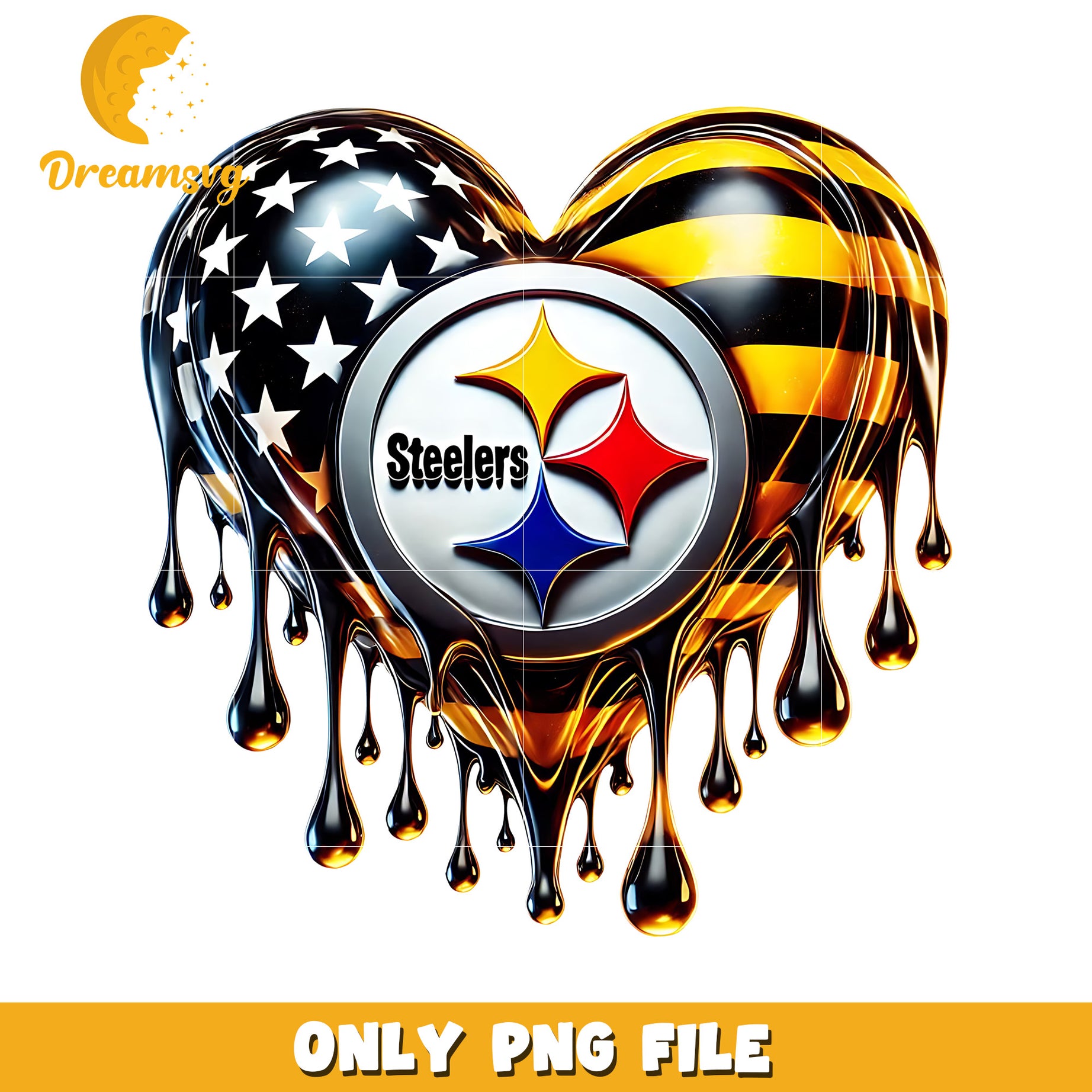 Pittsburgh steelers heart png, nfl league png, nfl 2025 png