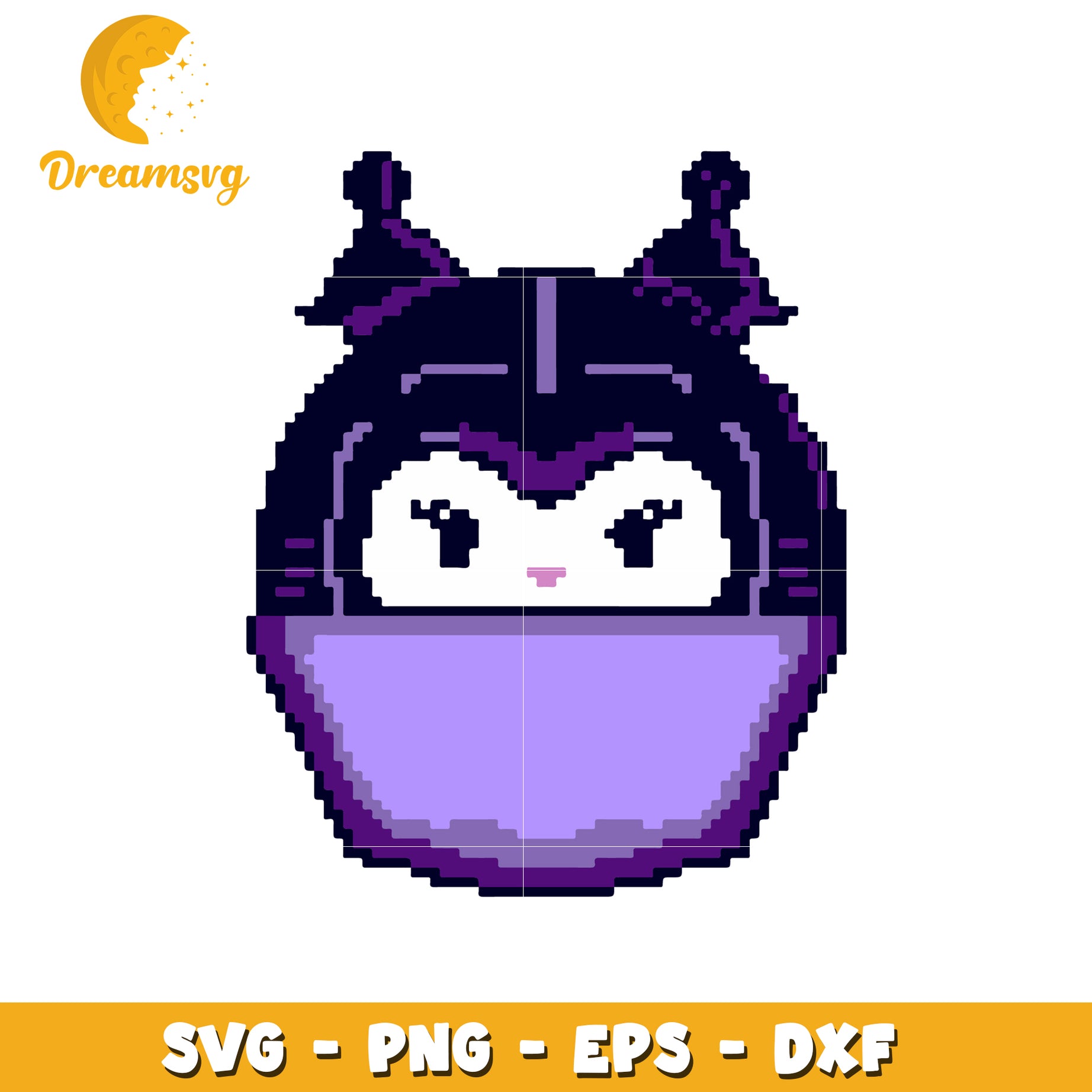 Pixel Art Kawaii SVG PNG EPS DXF