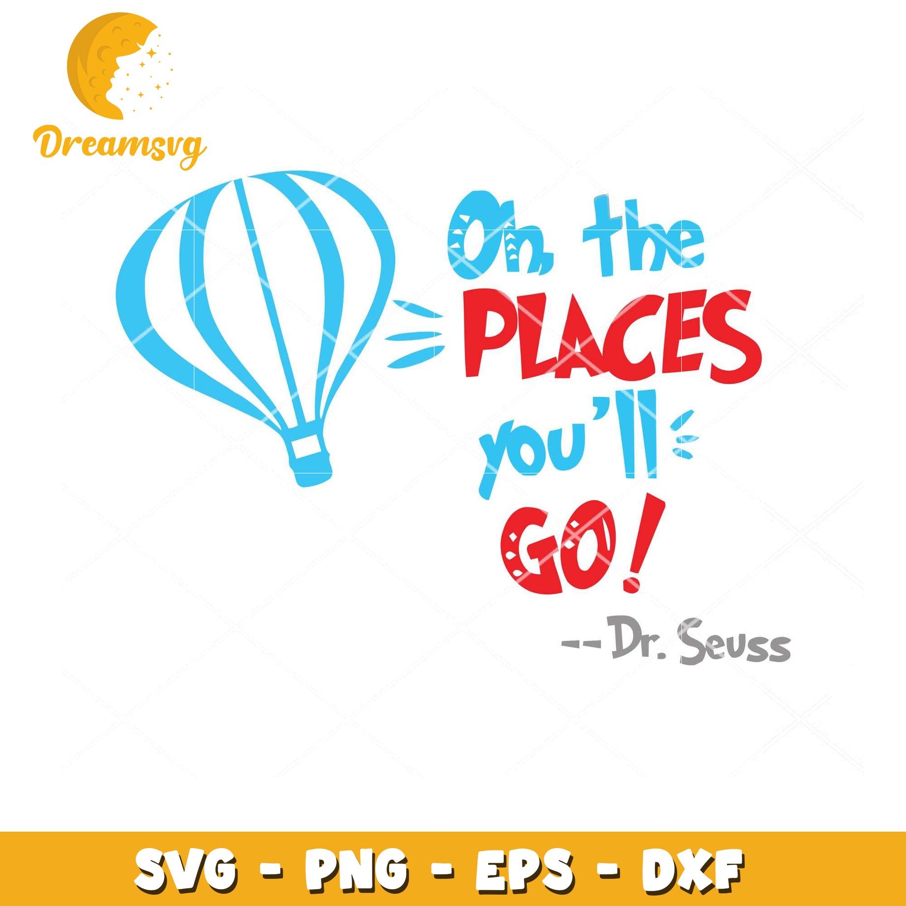 Places Youll Go SVG Cut File