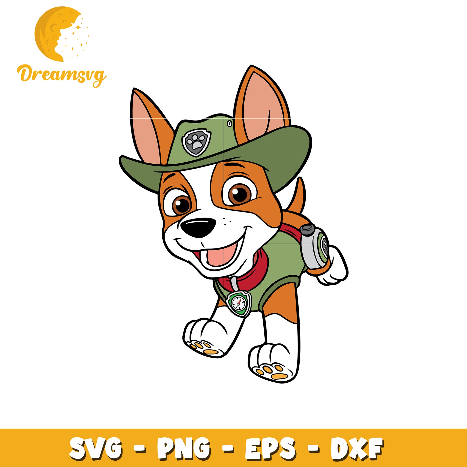 Playful Cartoon Dog Svg File for Creative Projects