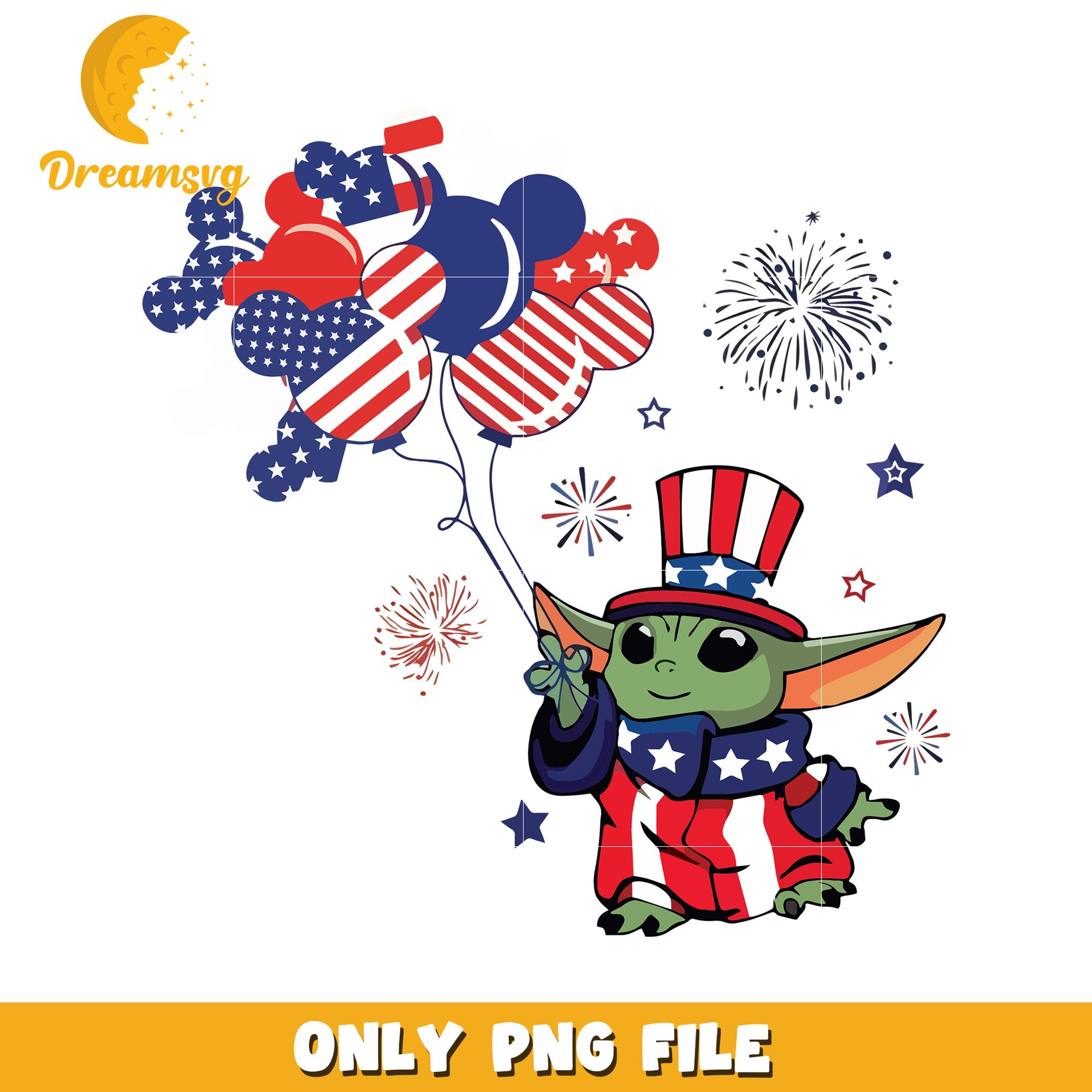Playful usa illustration png, adorable american icon png, independence day pngpng