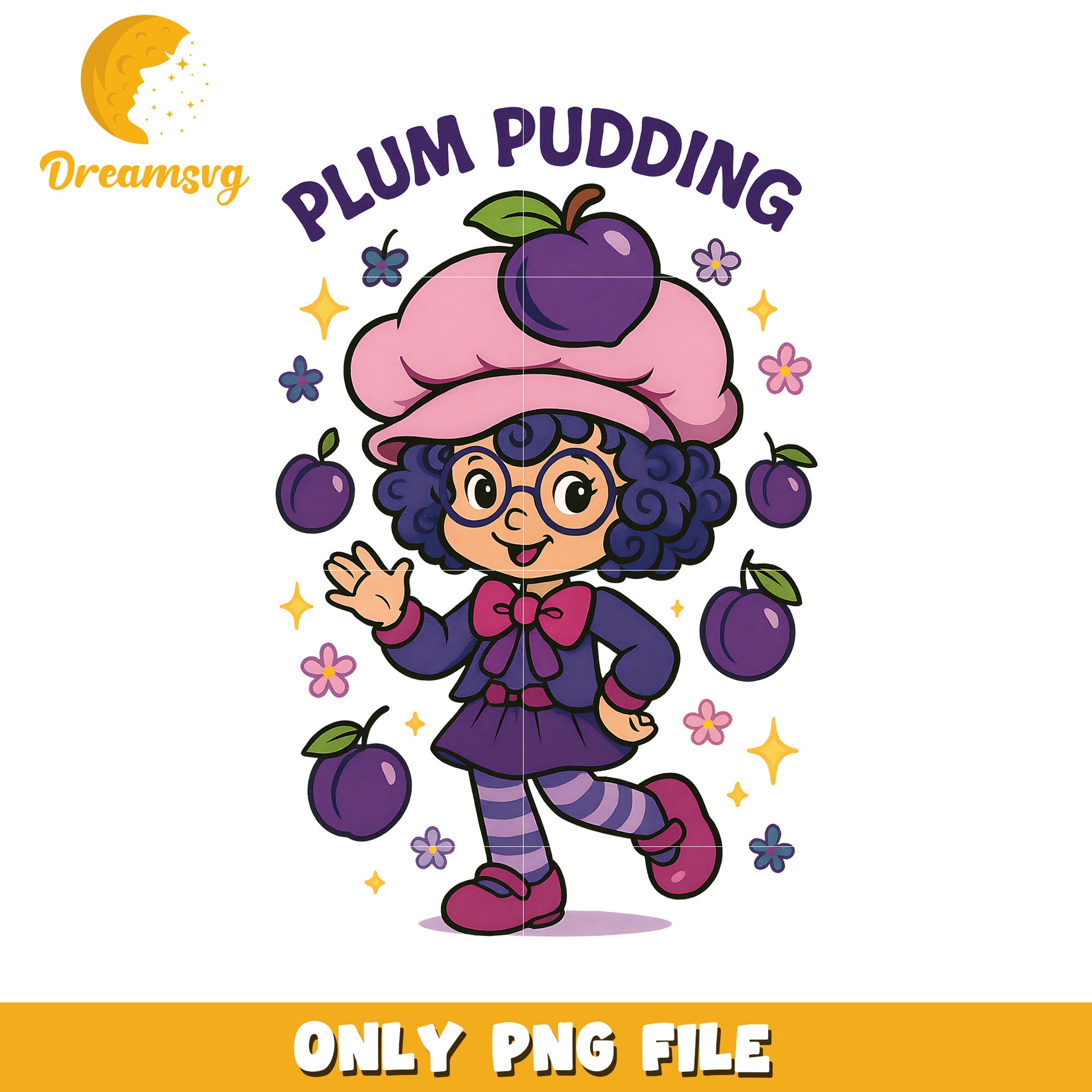 Plum pudding png, shortcake strawberry png, strawberry shortcake characters png