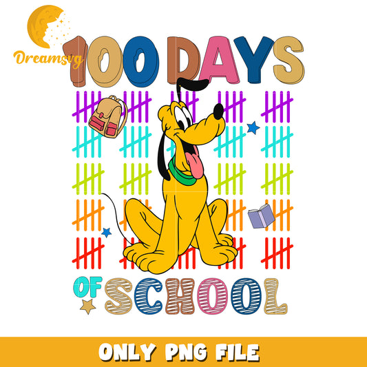 Pluto 100 Days of School PNG