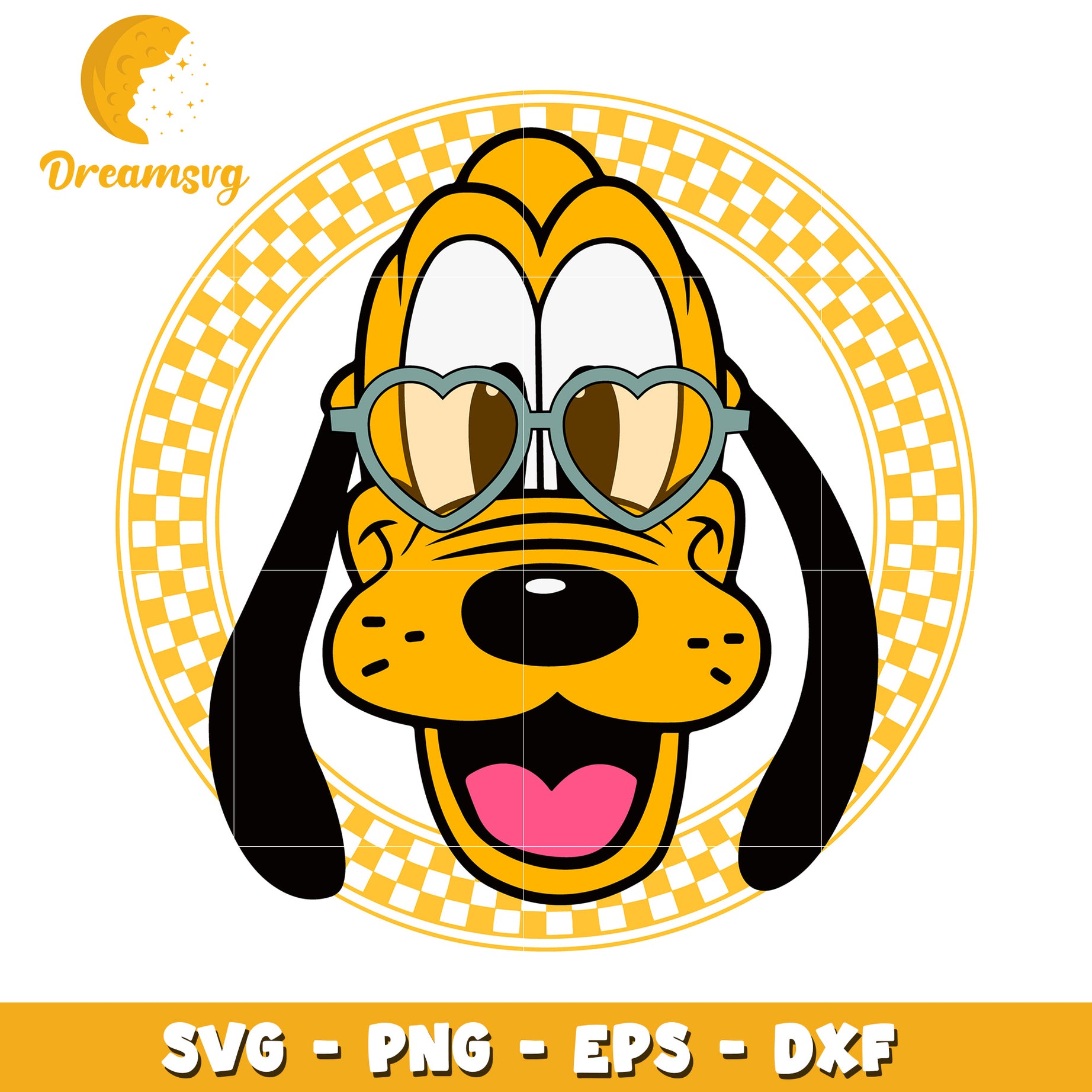 Pluto SVG PNG EPS DXF Cut File