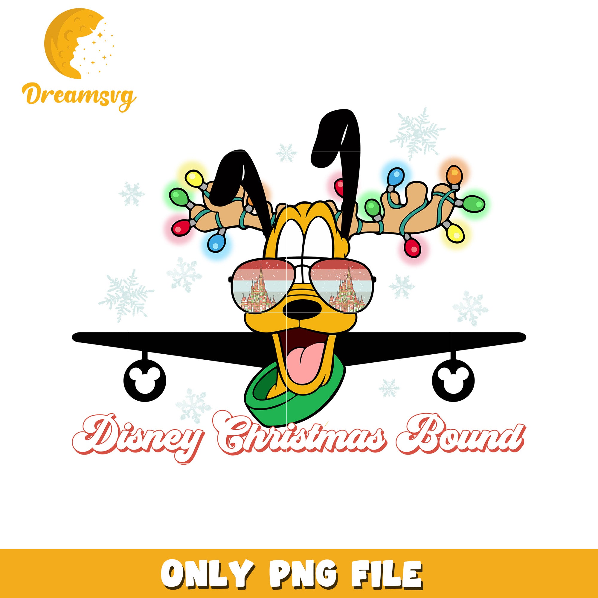 Pluto christmas bound png, disney cozy png, holiday glow png – DreamSVG ...