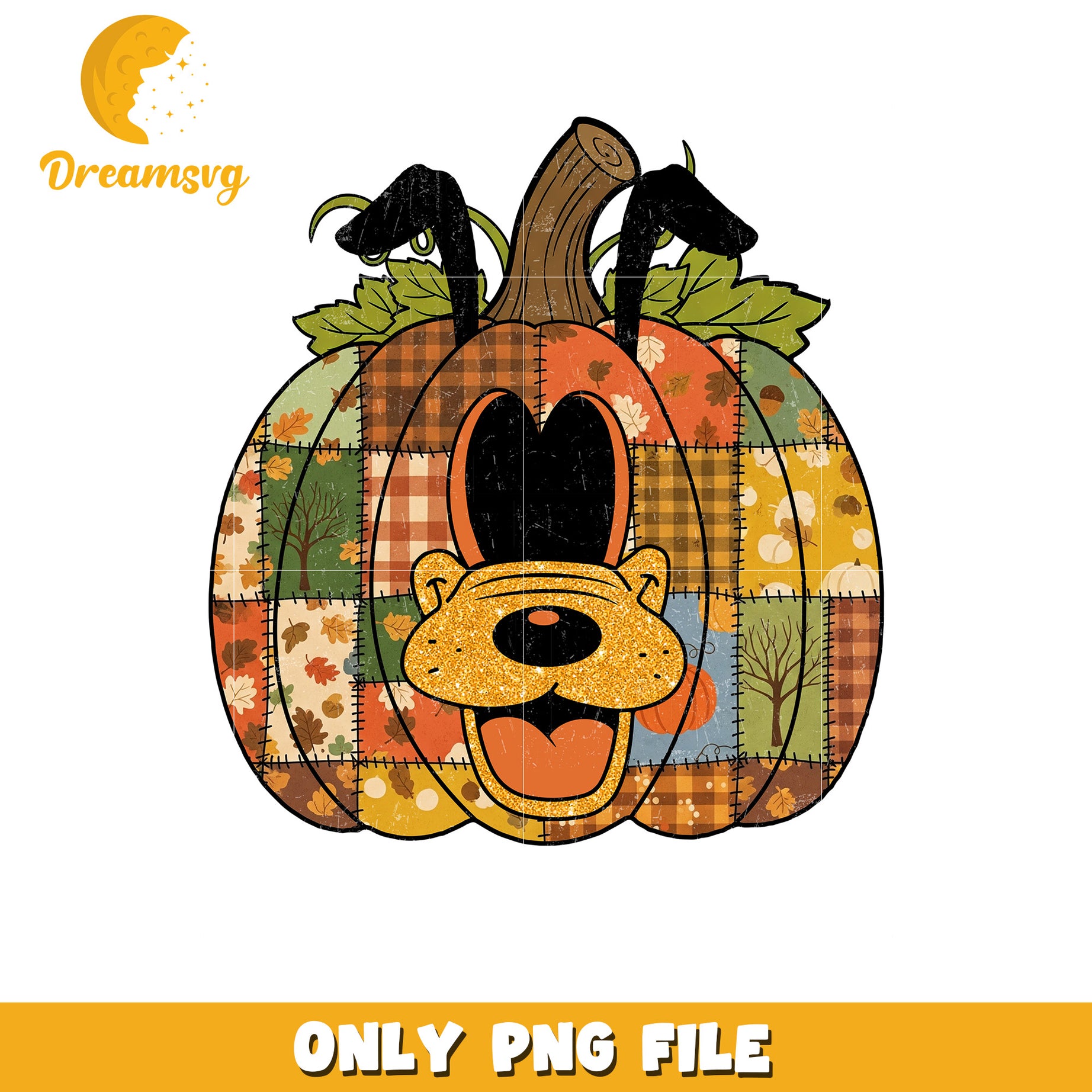 Pluto pumpkin design png, halloween cartoons png, spirit halloween png