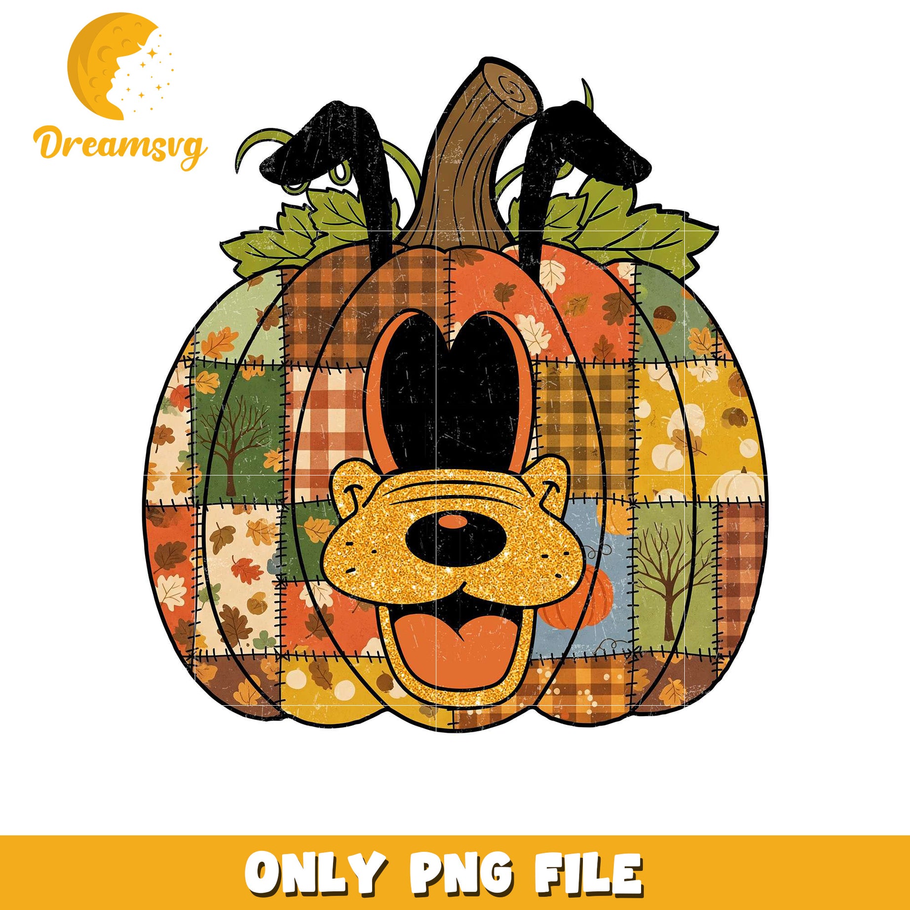 Pluto pumpkin png, halloween disney​​ png, disney characters png