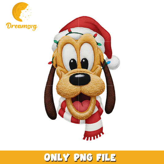 Pluto winter png, christmas cookies png, pluto cartoon​ png