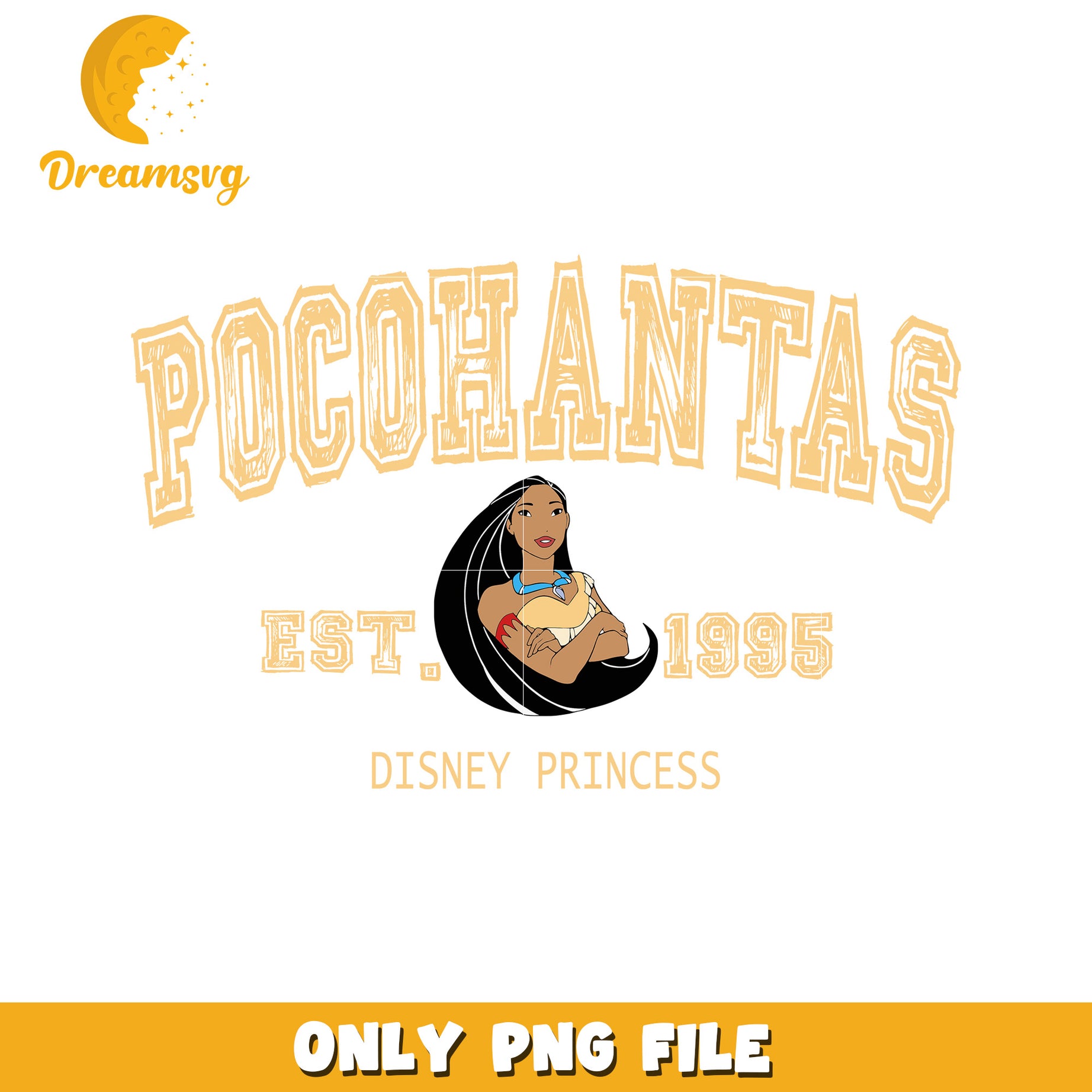 Pocahontas PNG Disney Princess 1995