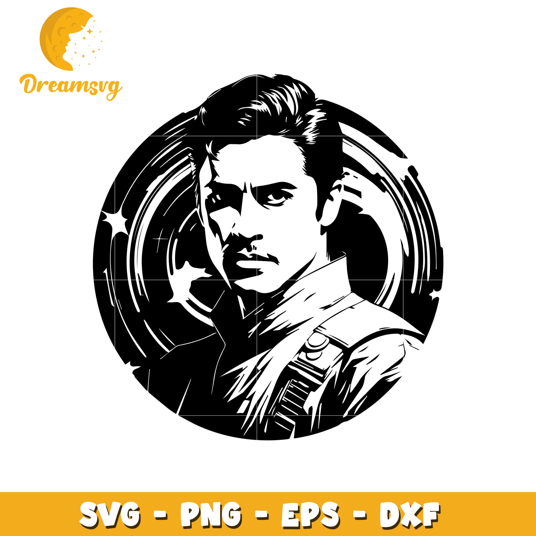 Poe Dameron SVG Cut File