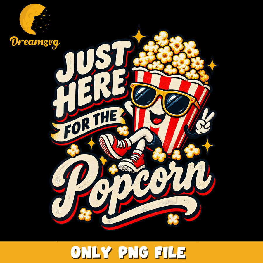 Popcorn Lover PNG, Snack Time Fun, Movie Night PNG