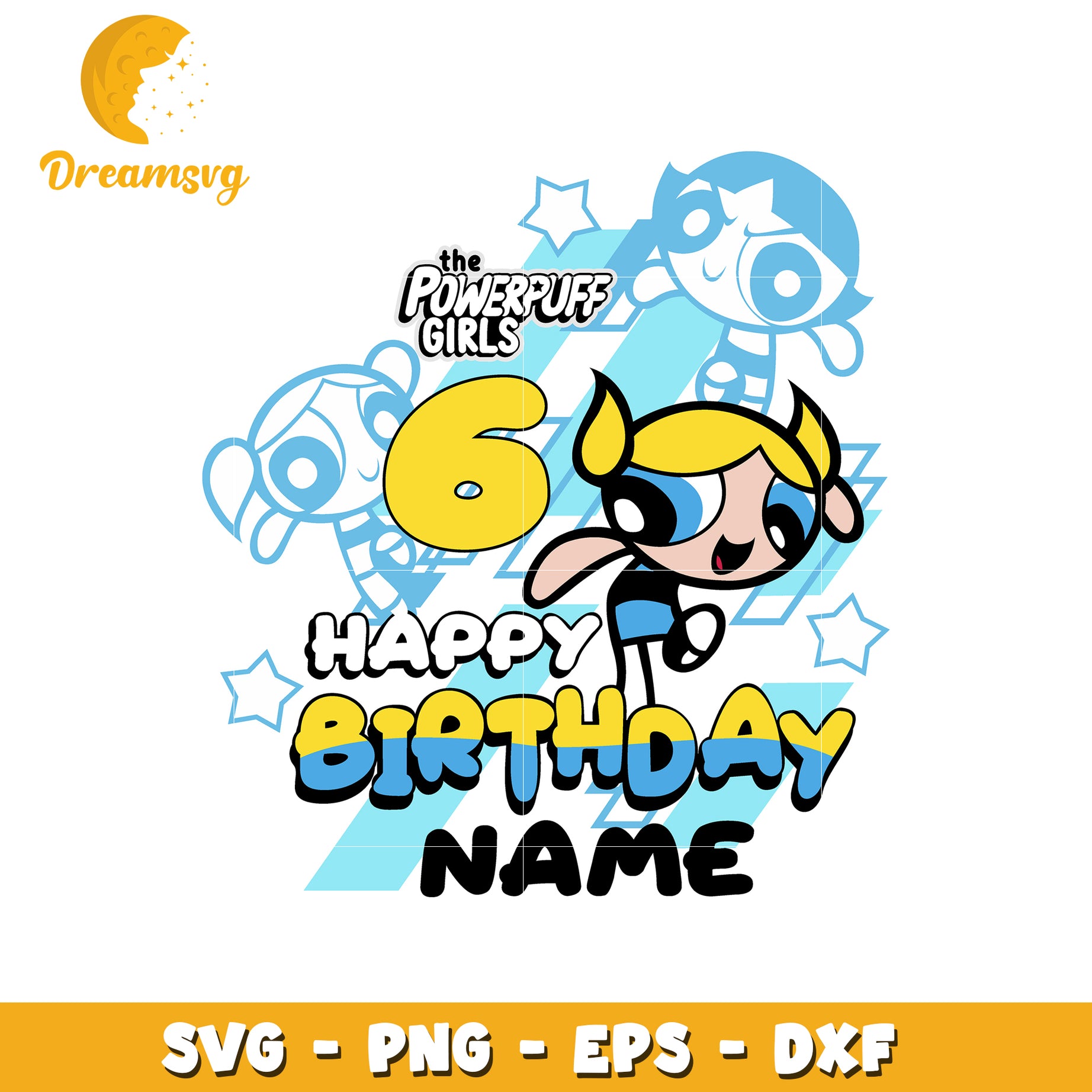 Powerpuff Girls Birthday SVG Cut File