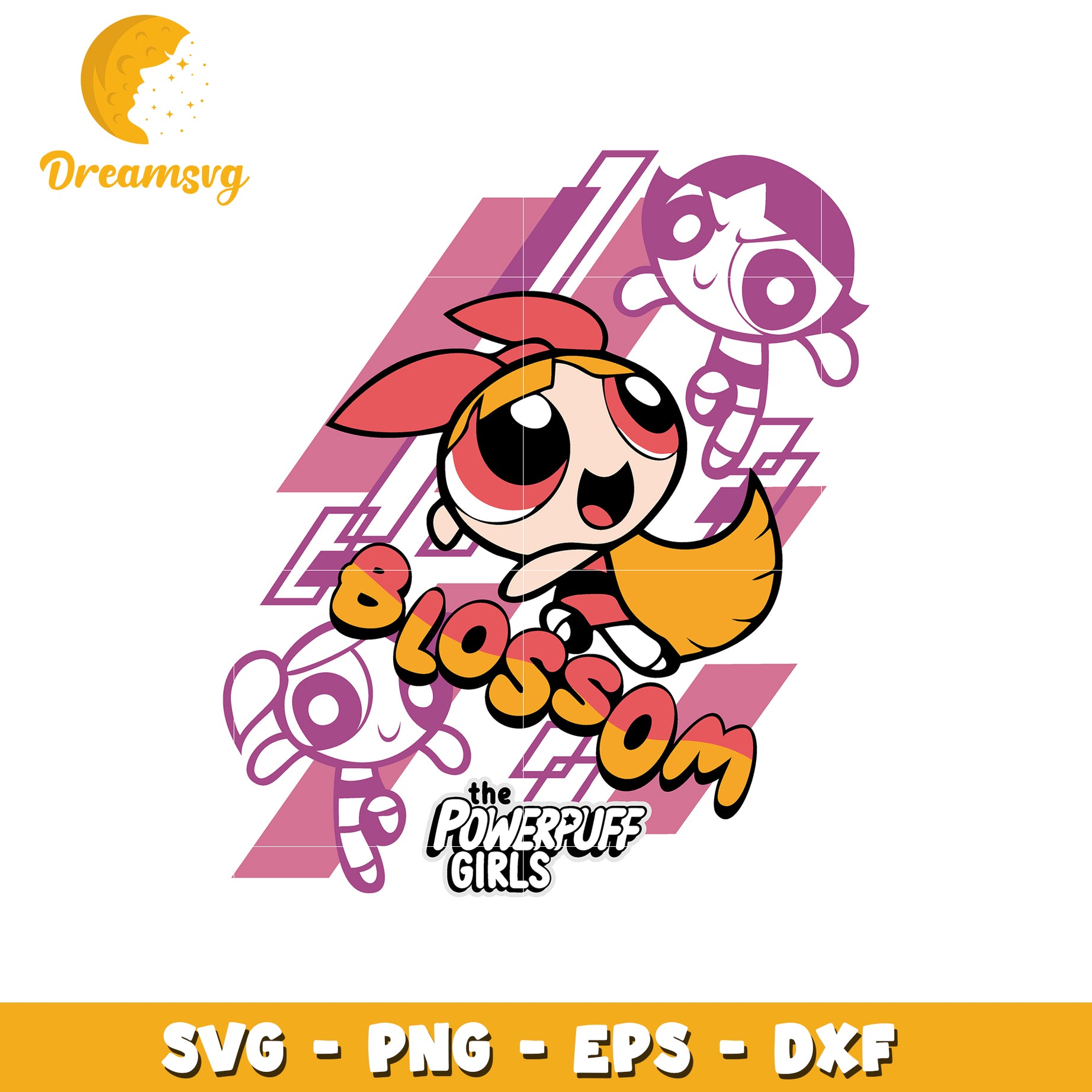 Powerpuff Girls Blossom SVG Cut File