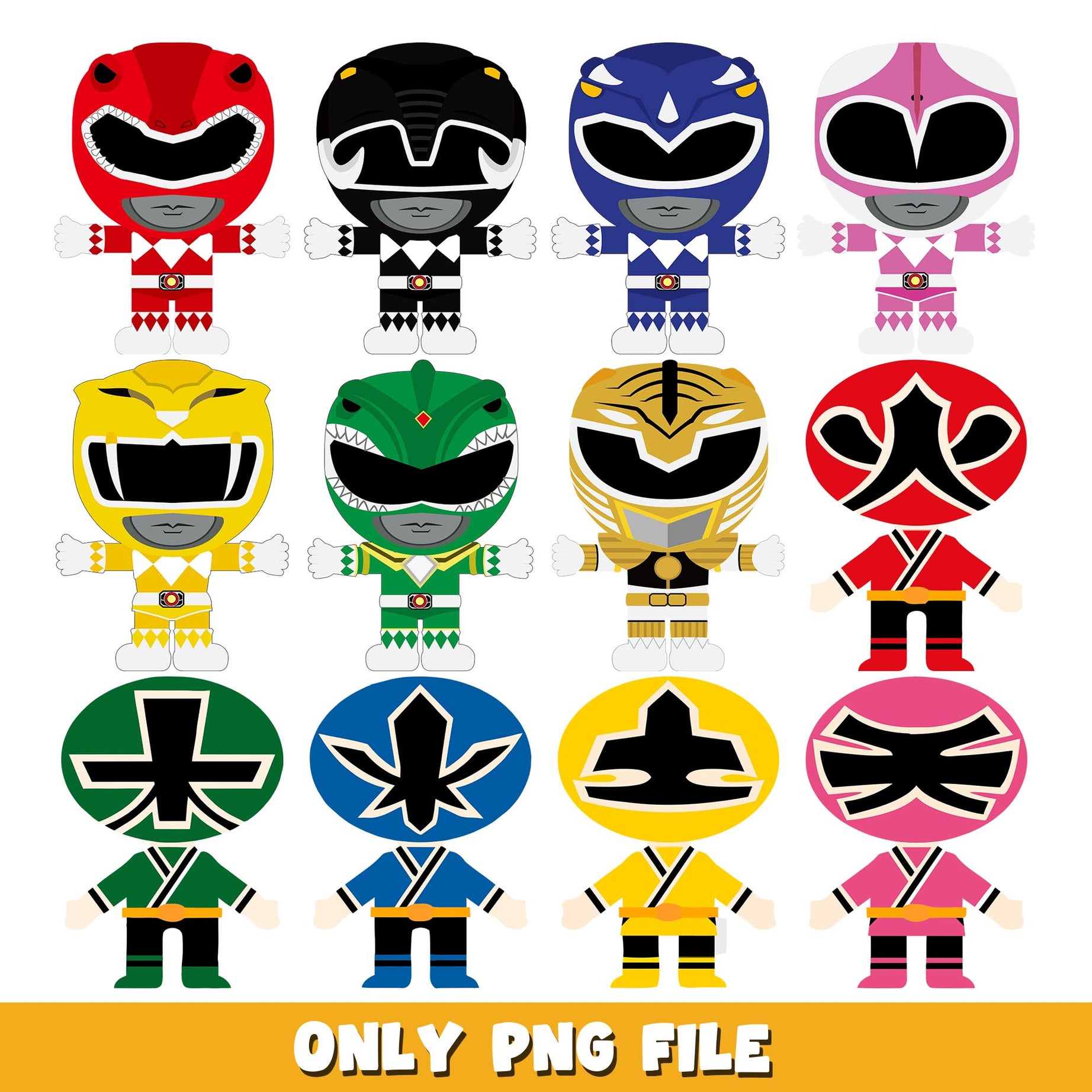 Power Rangers Dino Charge png, Power rangers bundle png, cartoon png