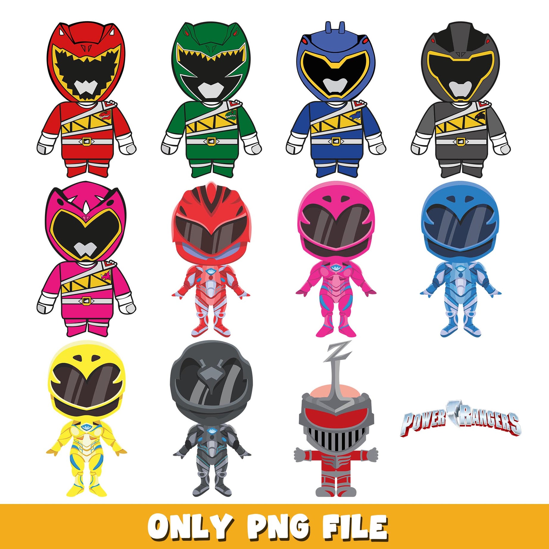 Power Rangers Dino Thunder png, Power rangers bundle png, cartoon png