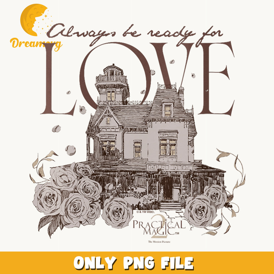 Practical Magic Art, Home And Love, Romantic PNG