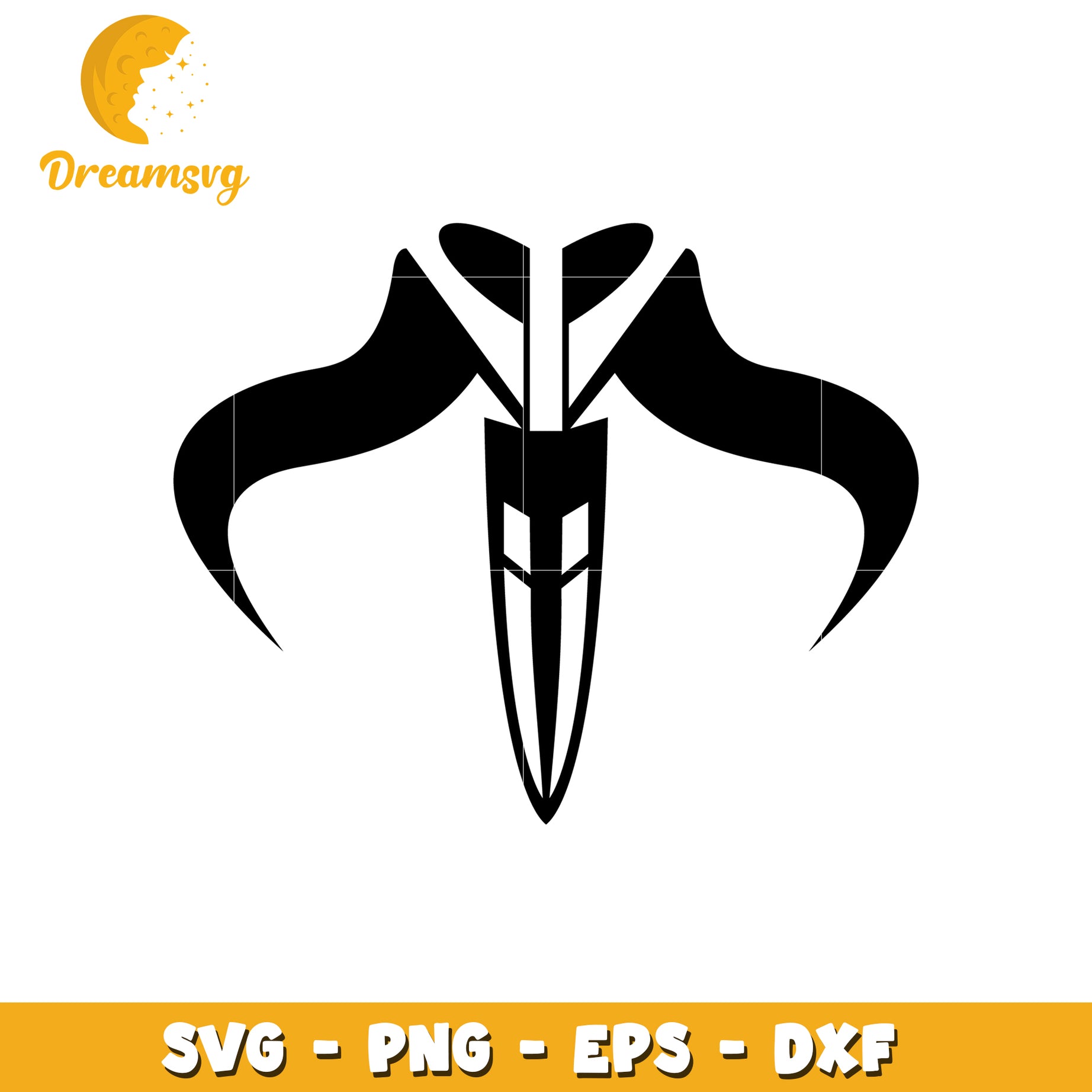 Pre Vizsla Mandalorian Symbol, SVG PNG EPS DXF Files