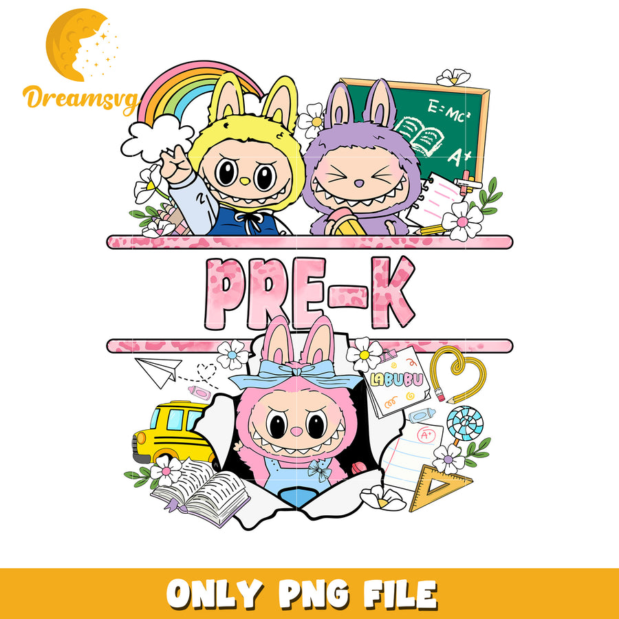 Pre k labubu illustration png, have a seat labubu​ png, labubu doll png