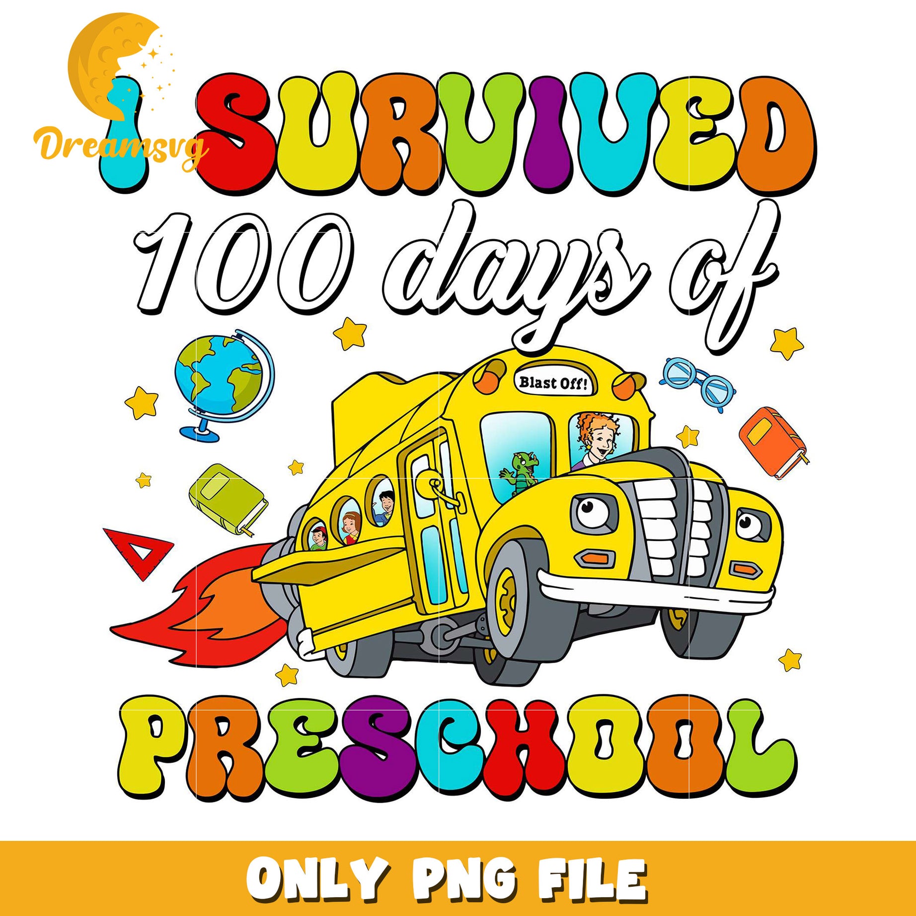 Preschool 100 Days PNG