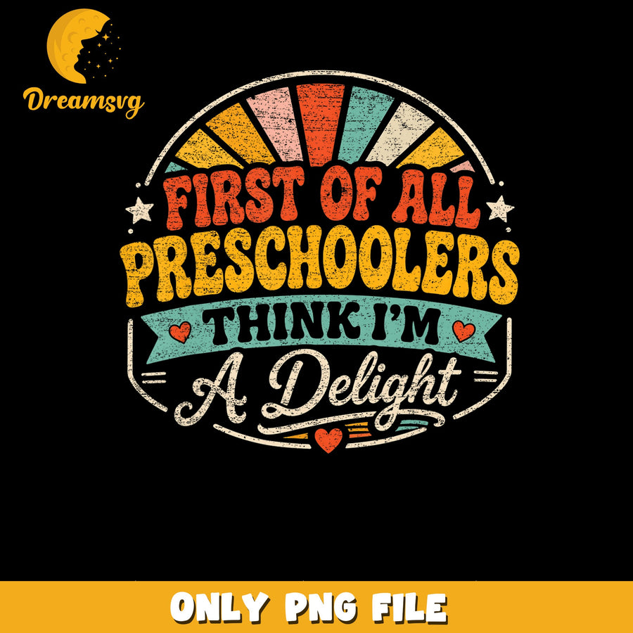 Preschool Teacher PNG, Funny Quote Design, Cute Art PNG