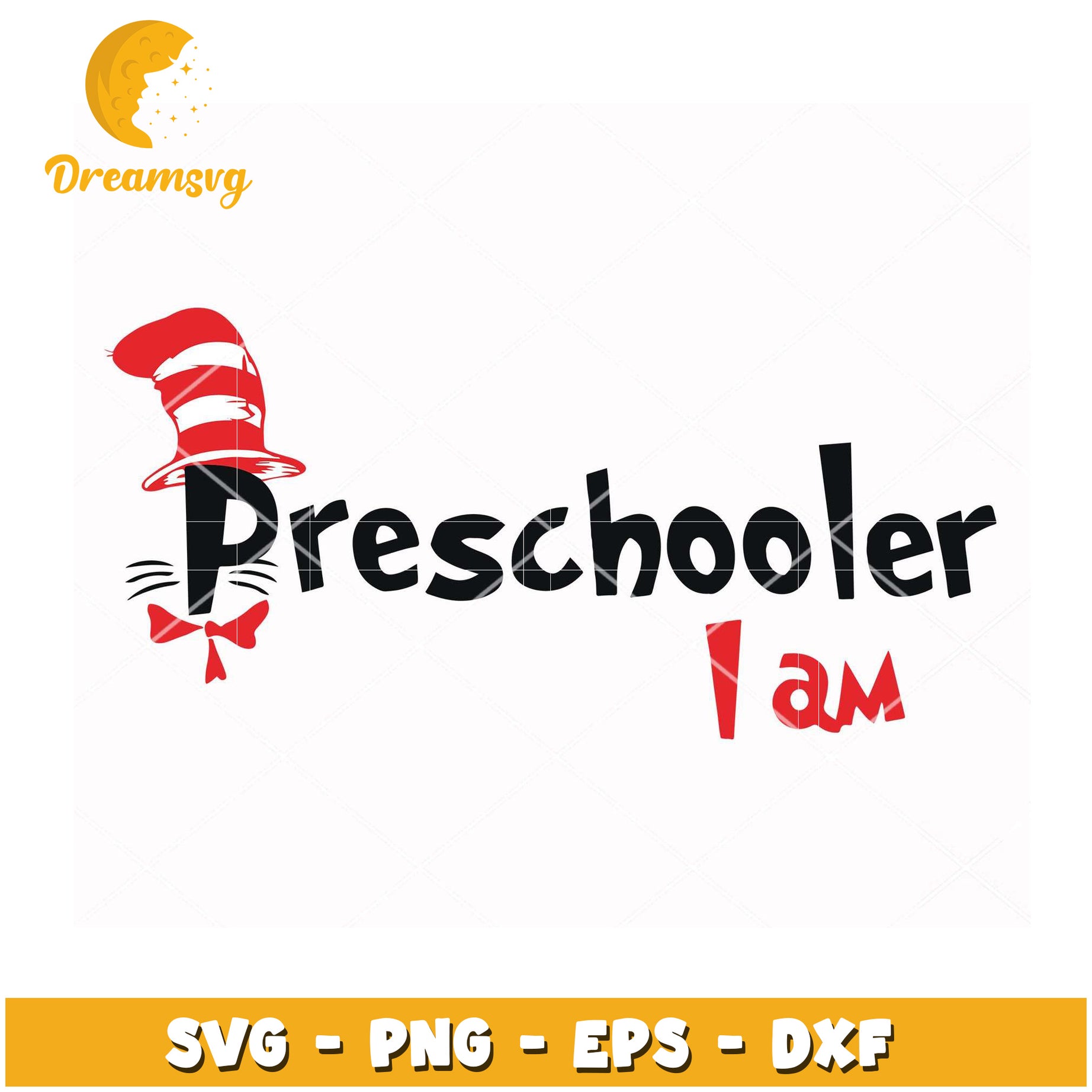 Preschooler I Am SVG Cut File