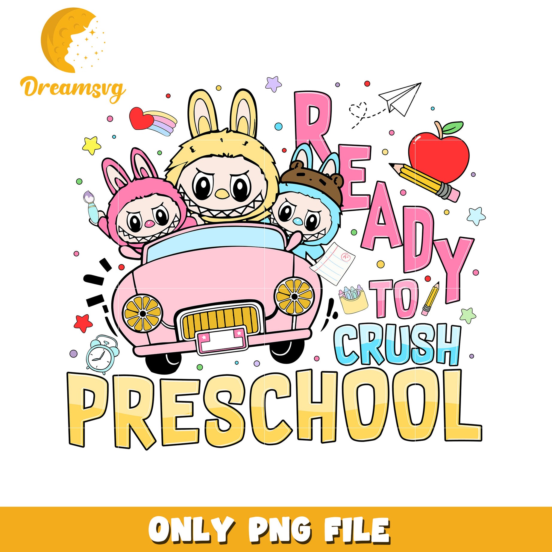Preschool labubu png, have a seat labubu​ png, labubu doll png