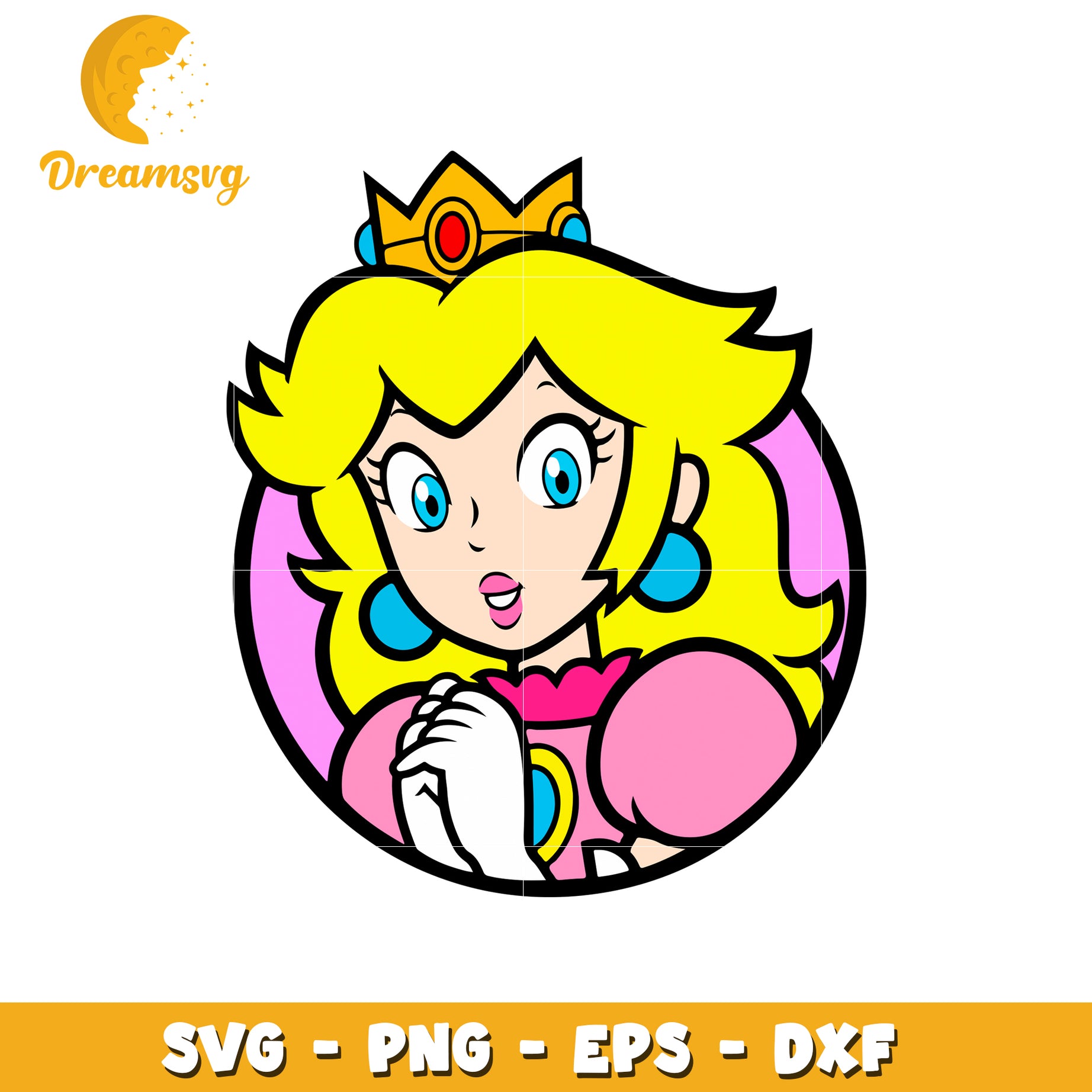 Princess Character SVG Clipart for Crafting Projects