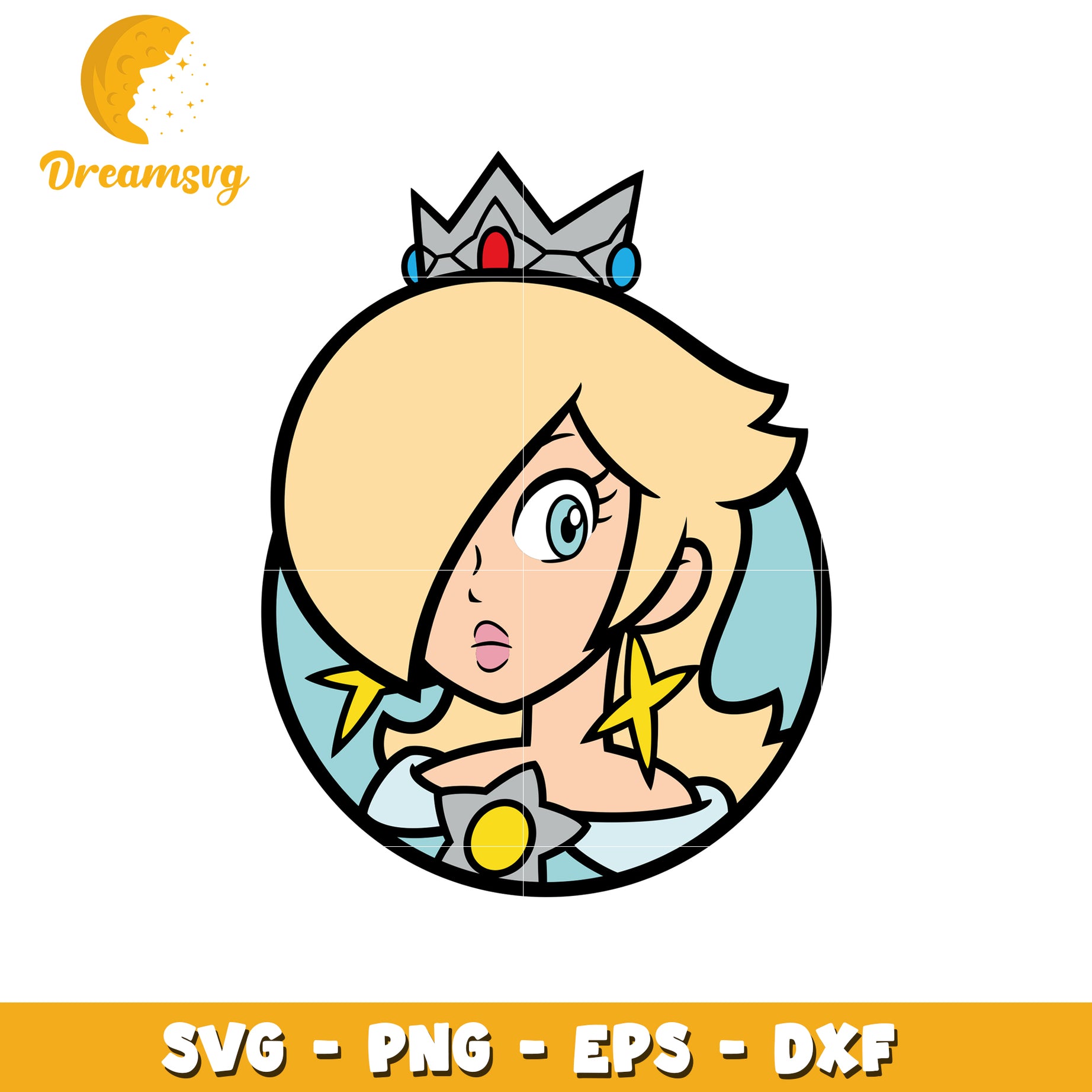 Princess Character SVG Design for Crafters and Artists