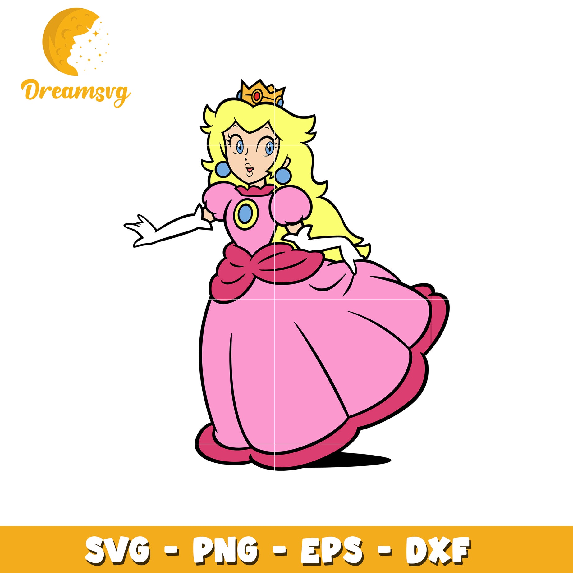 Princess SVG File for DIY Crafts and Projects