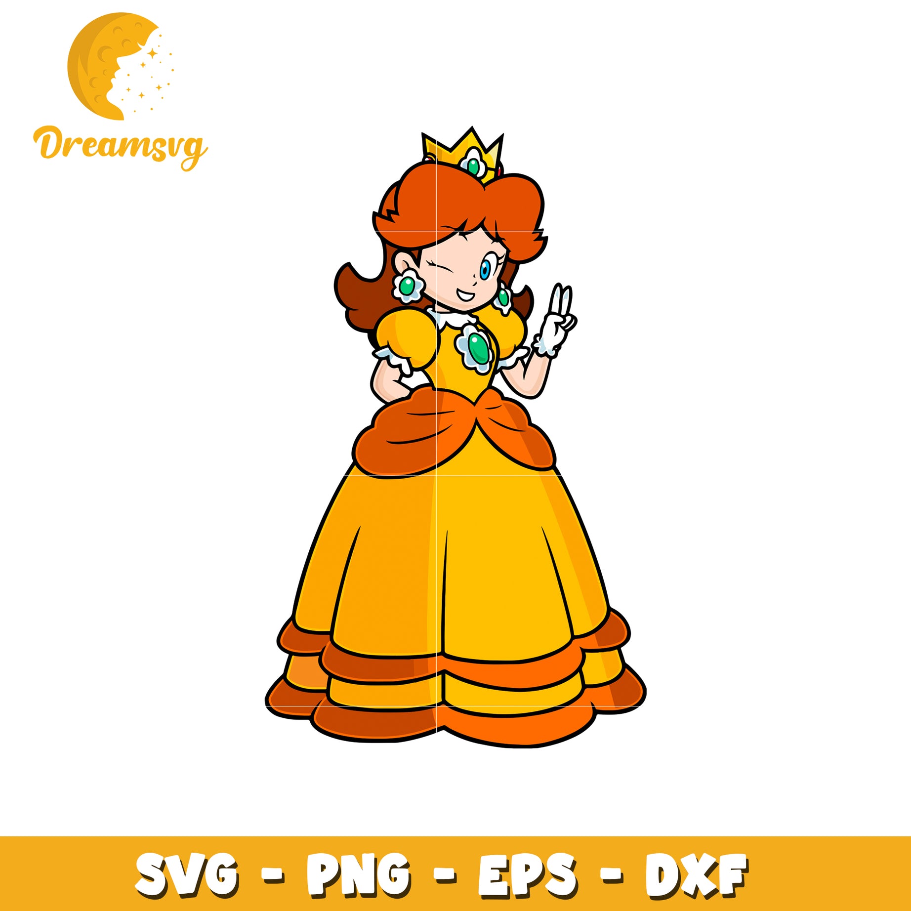 Princess SVG Graphic for Crafting and Design Projects