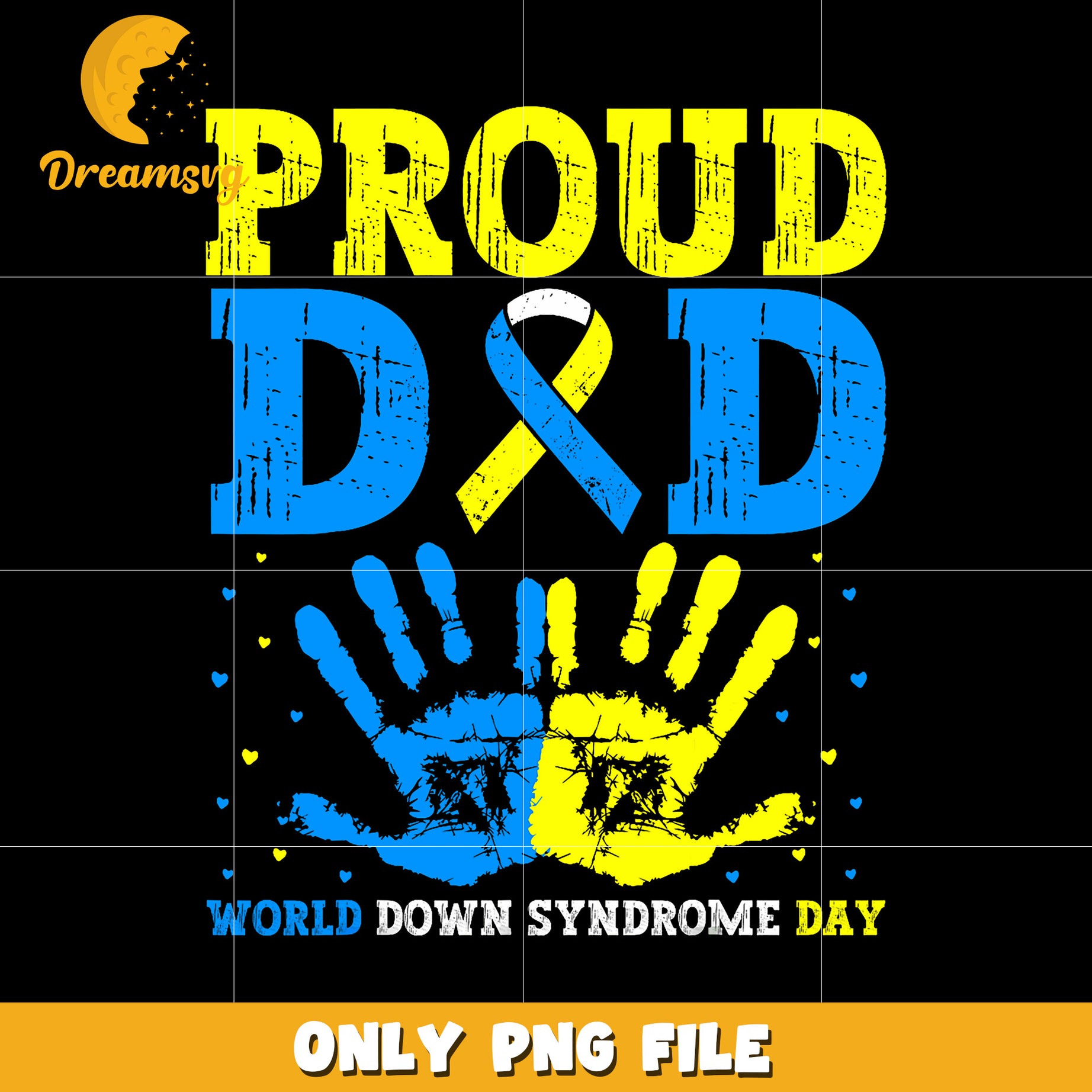 Proud dad world down syndrome day png, down syndrome awareness png, special needs png
