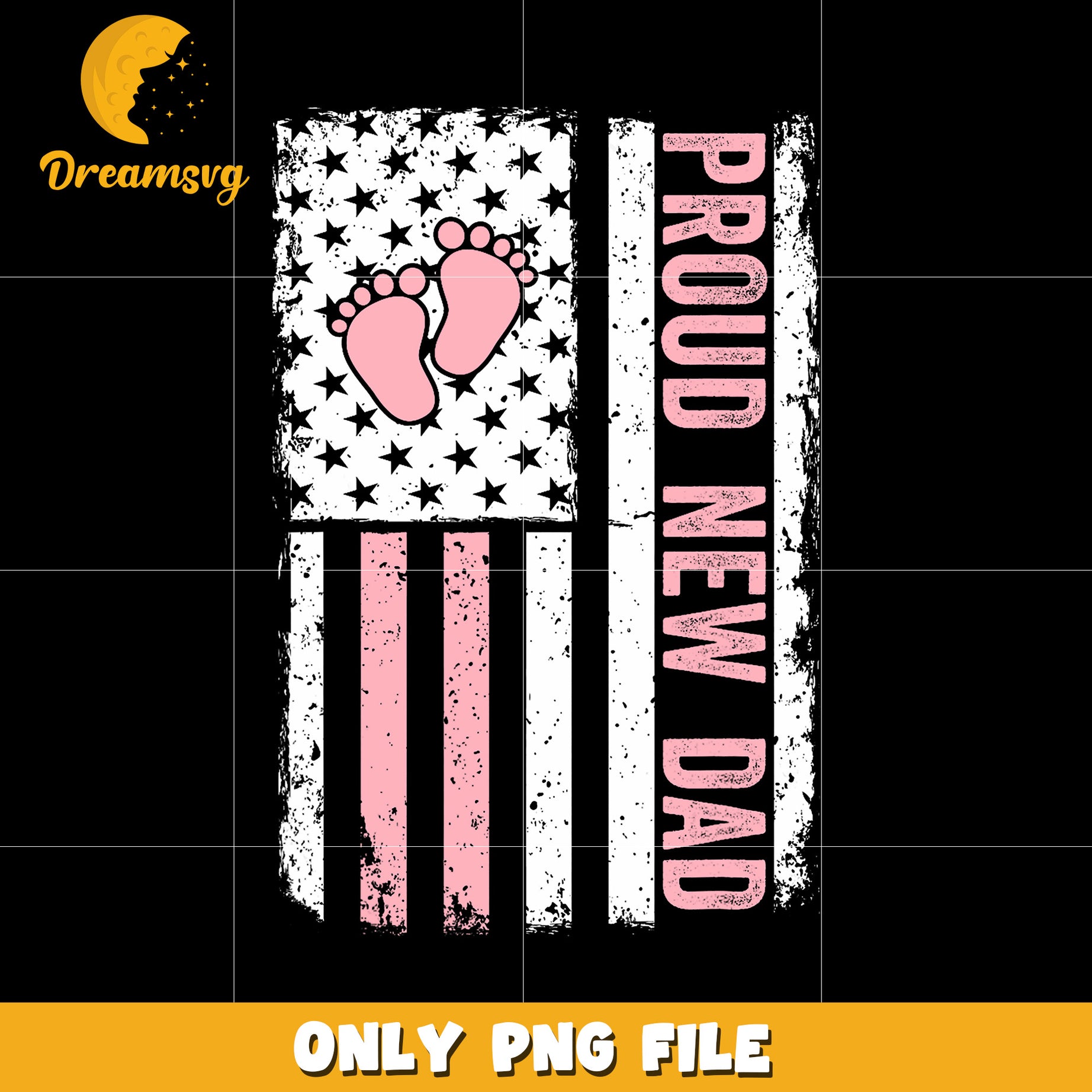 Proud new dad png, baby announcement png, first time dad png