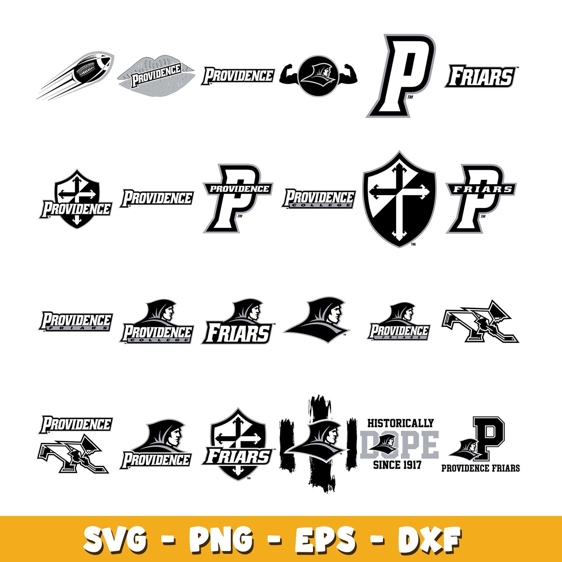 Providence Friars Bundle svg, Providence Friars logo svg, ncaa svg  