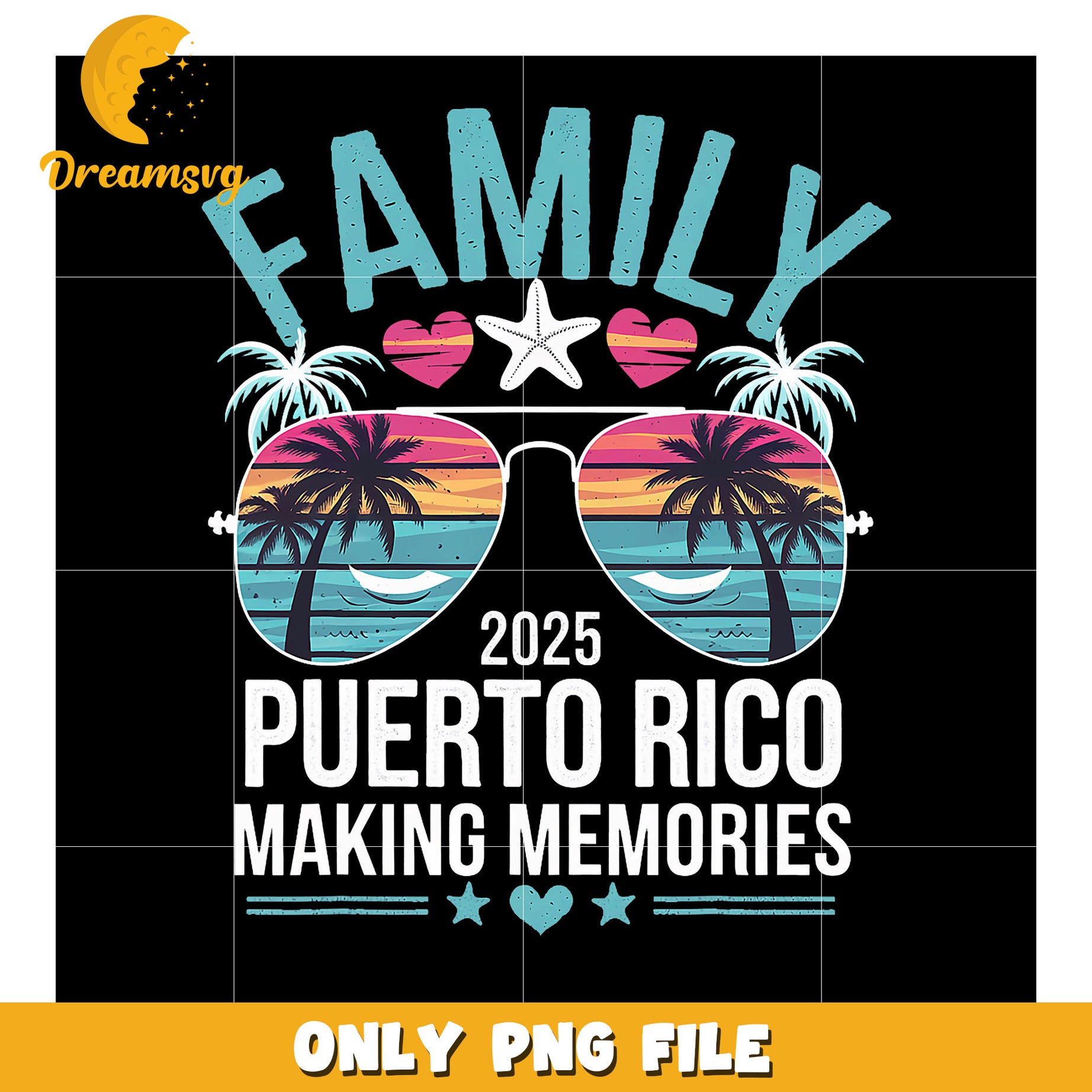 Puerto Rico Family Vacation 2025 PNG