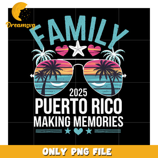 Puerto Rico Family Vacation 2025 PNG