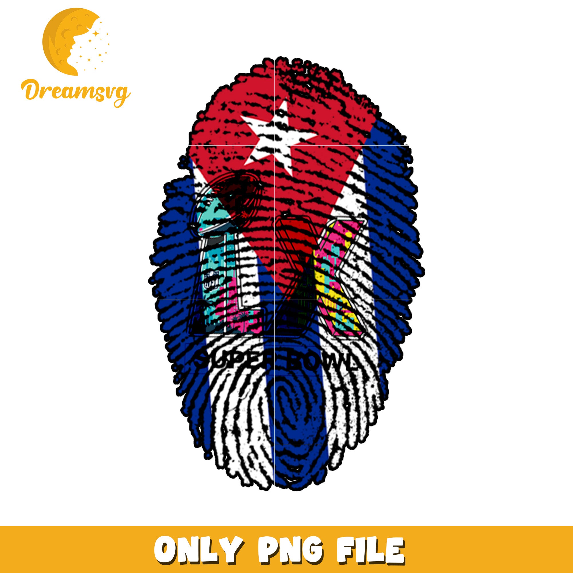 Puerto rico fingerprint png, super bowl lix png, latin pop png