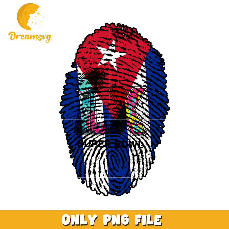 Puerto rico fingerprint png, super bowl lix png, latin pop png