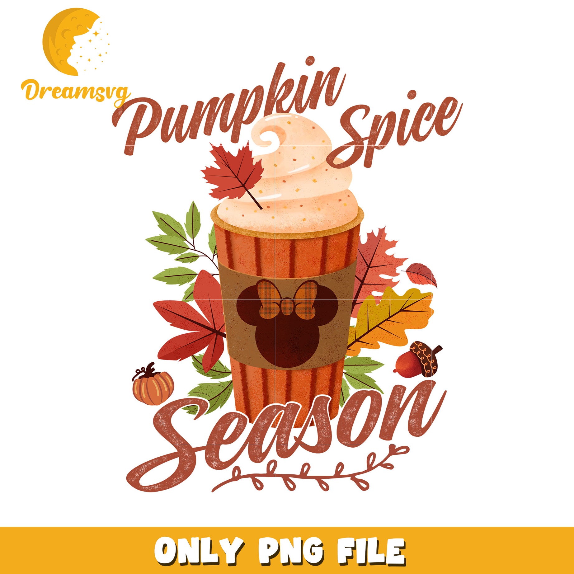 Pumpkin Spice Season PNG