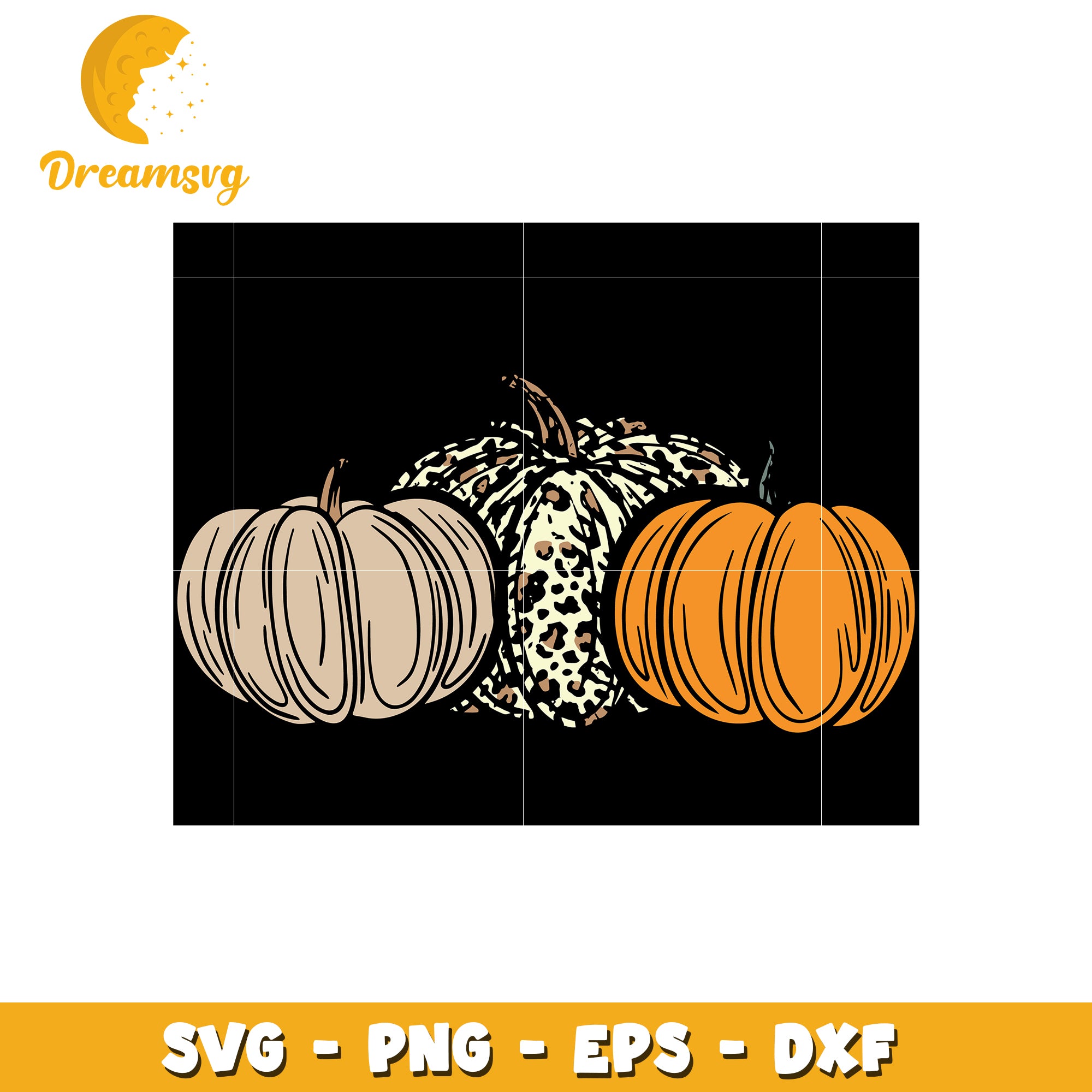 Pumpkin leopard pattern svg, pumpkin svg, halloween svg – DreamSVG Store